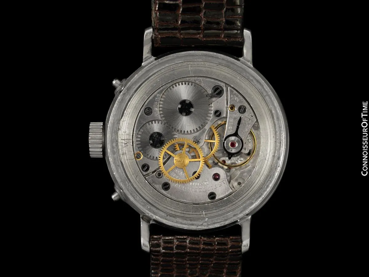 1940's Movado Vintage Triple Calendar Mens Stainless Steel Watch - The Calendograph