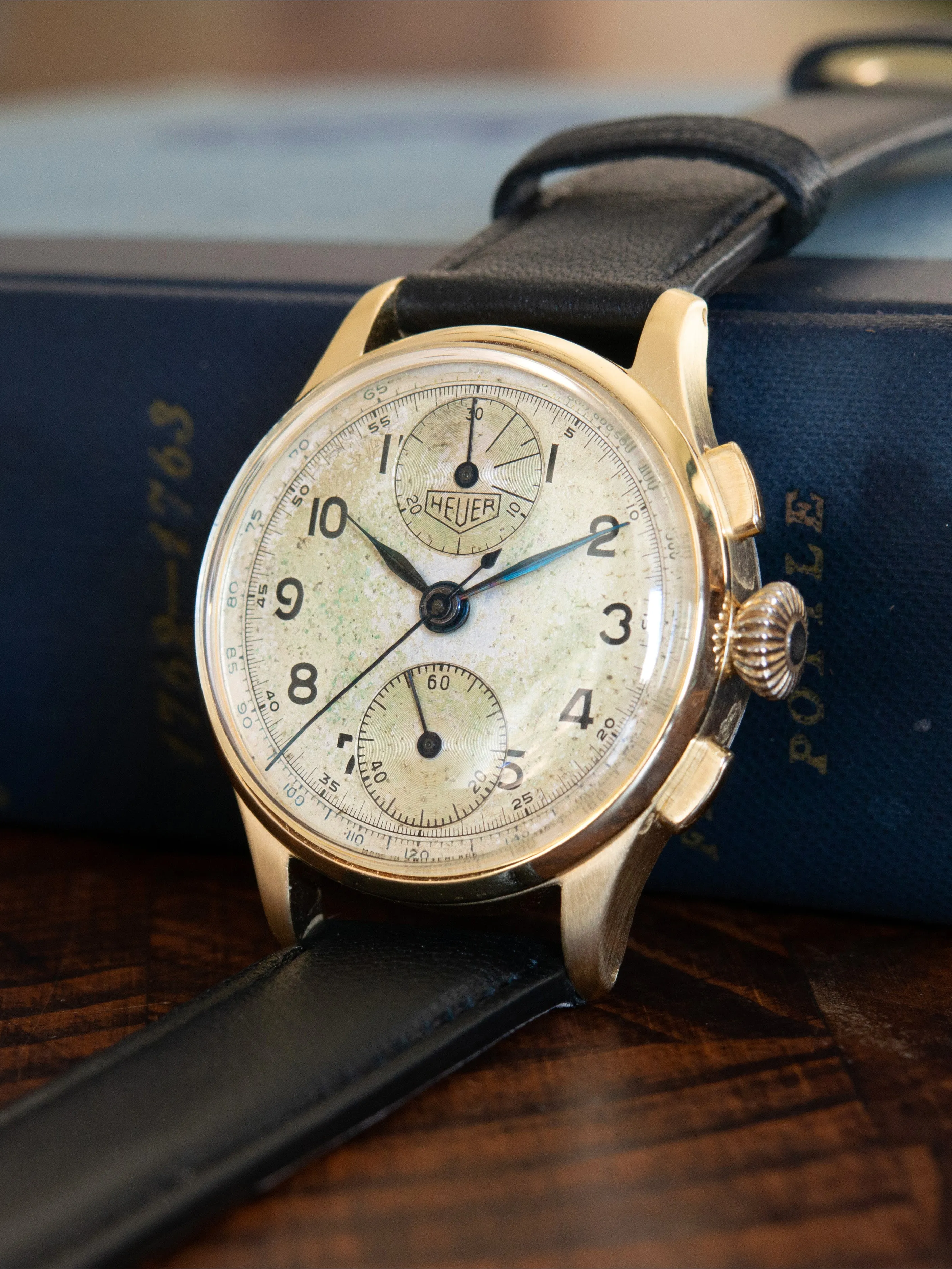 1950s Heuer Chronograph "Gold Plated"