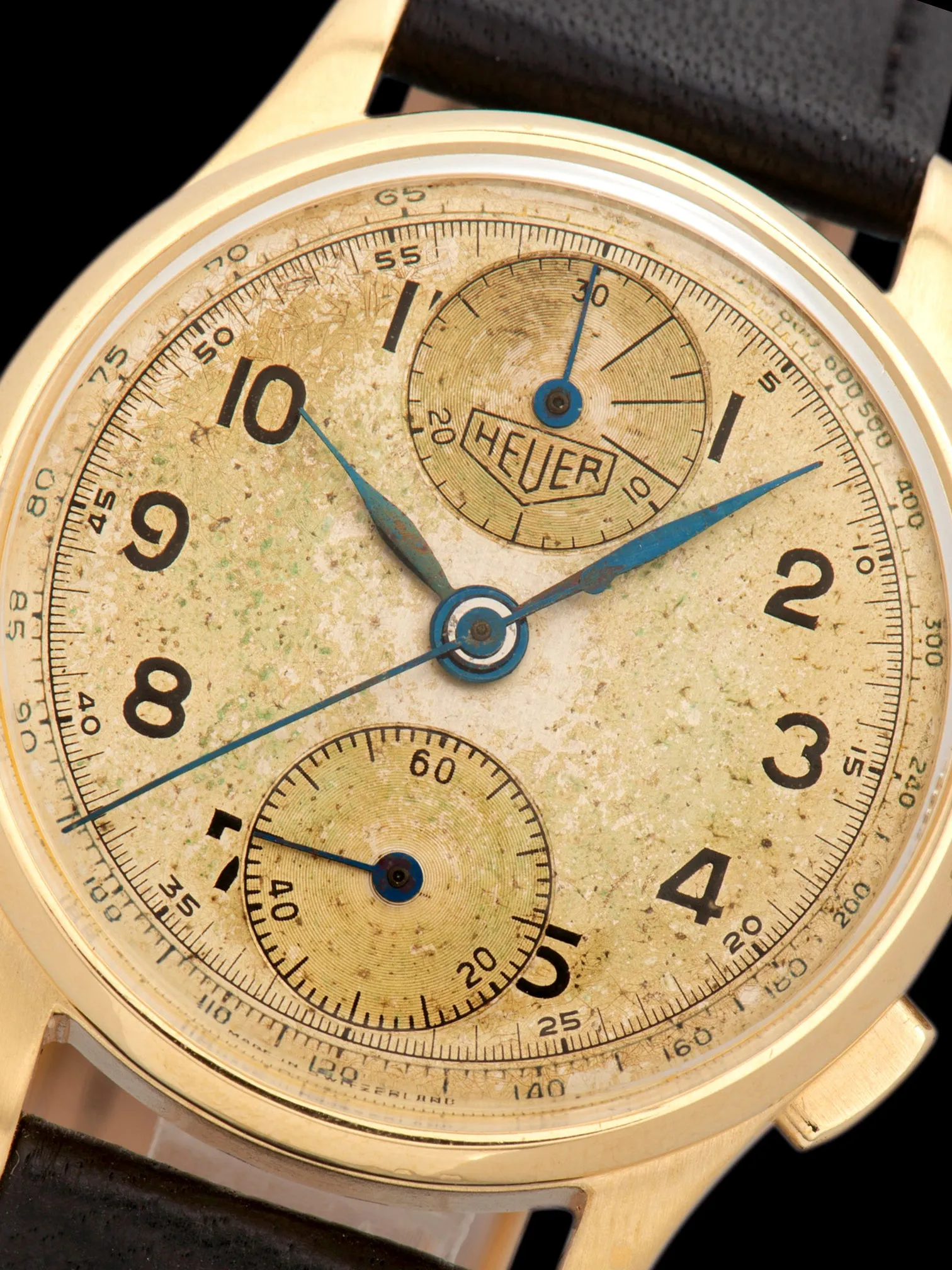 1950s Heuer Chronograph "Gold Plated"