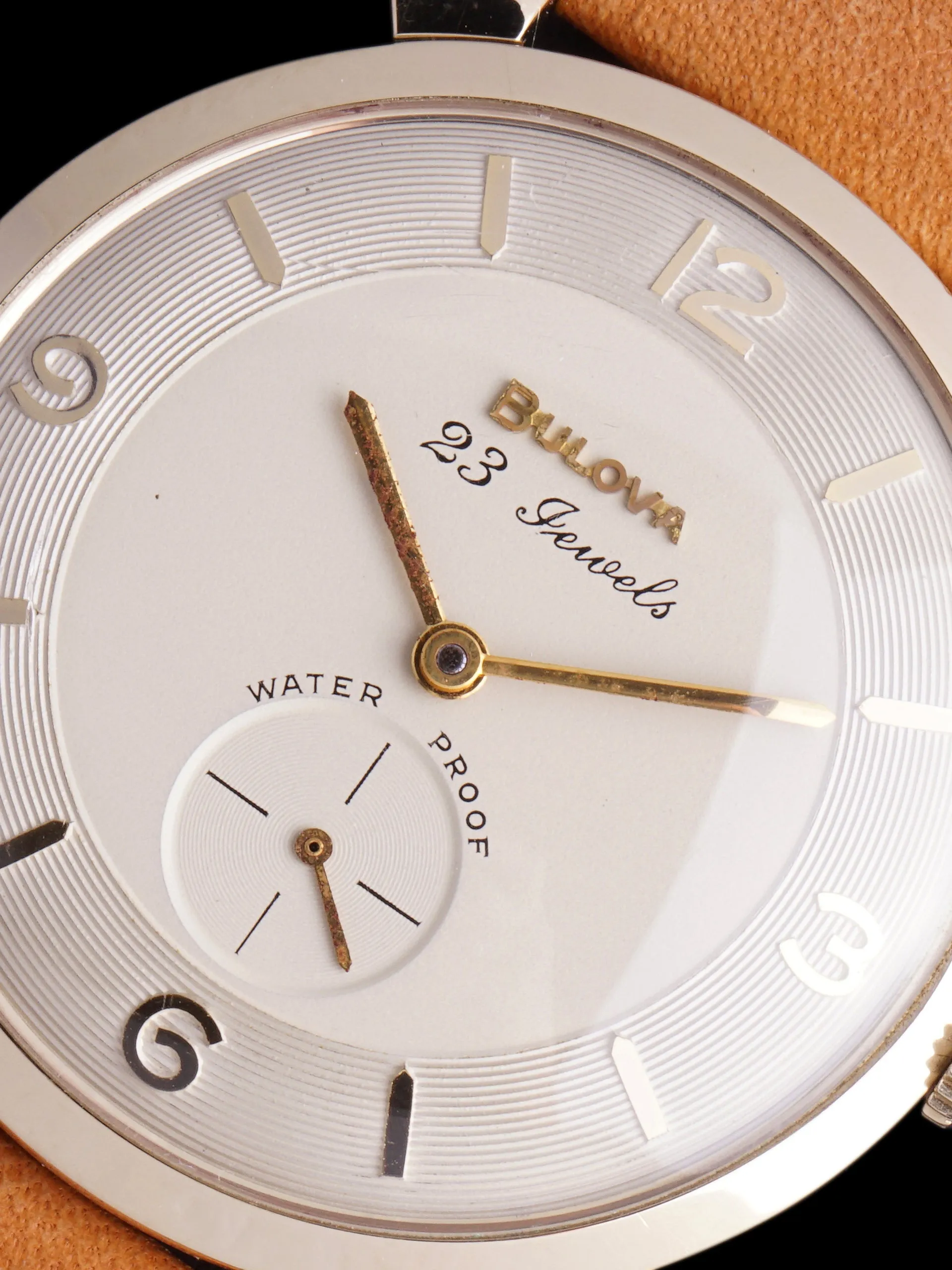 1958 Bulova 10k Gold Plated "Oversized" Calatrava W/ Fancy Lugs