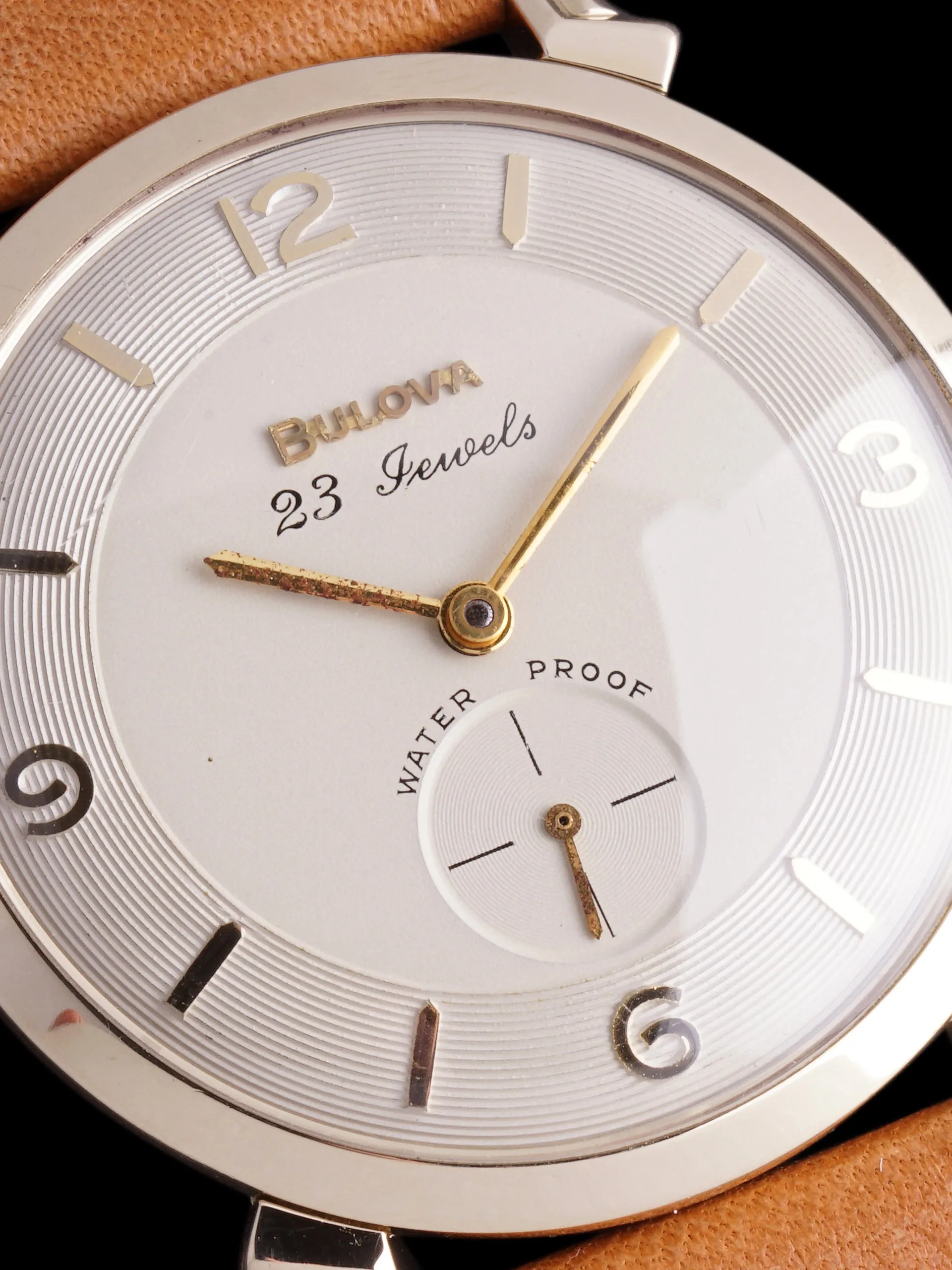 1958 Bulova 10k Gold Plated "Oversized" Calatrava W/ Fancy Lugs