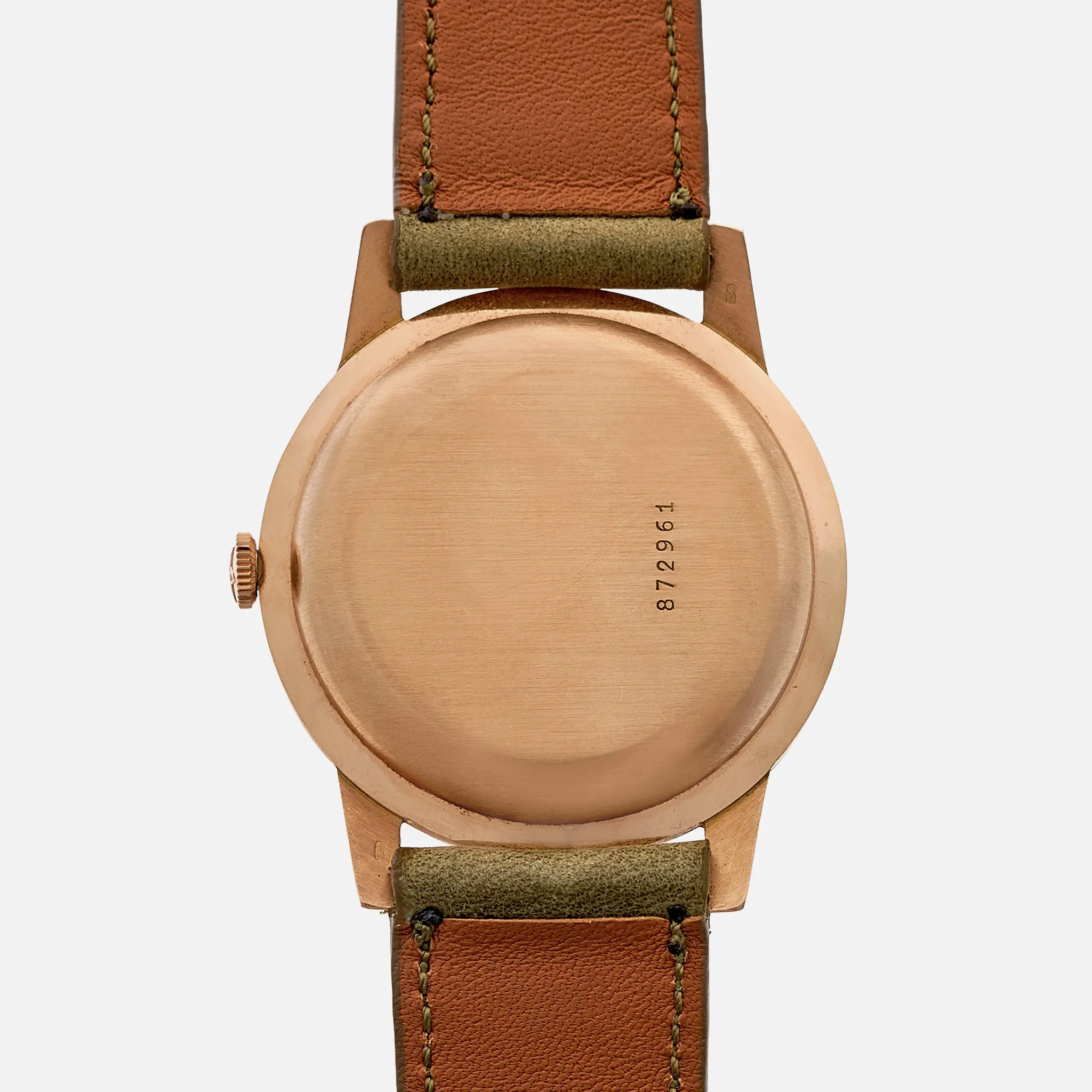1960s Zenith Dress Watch In 18k Pink Gold