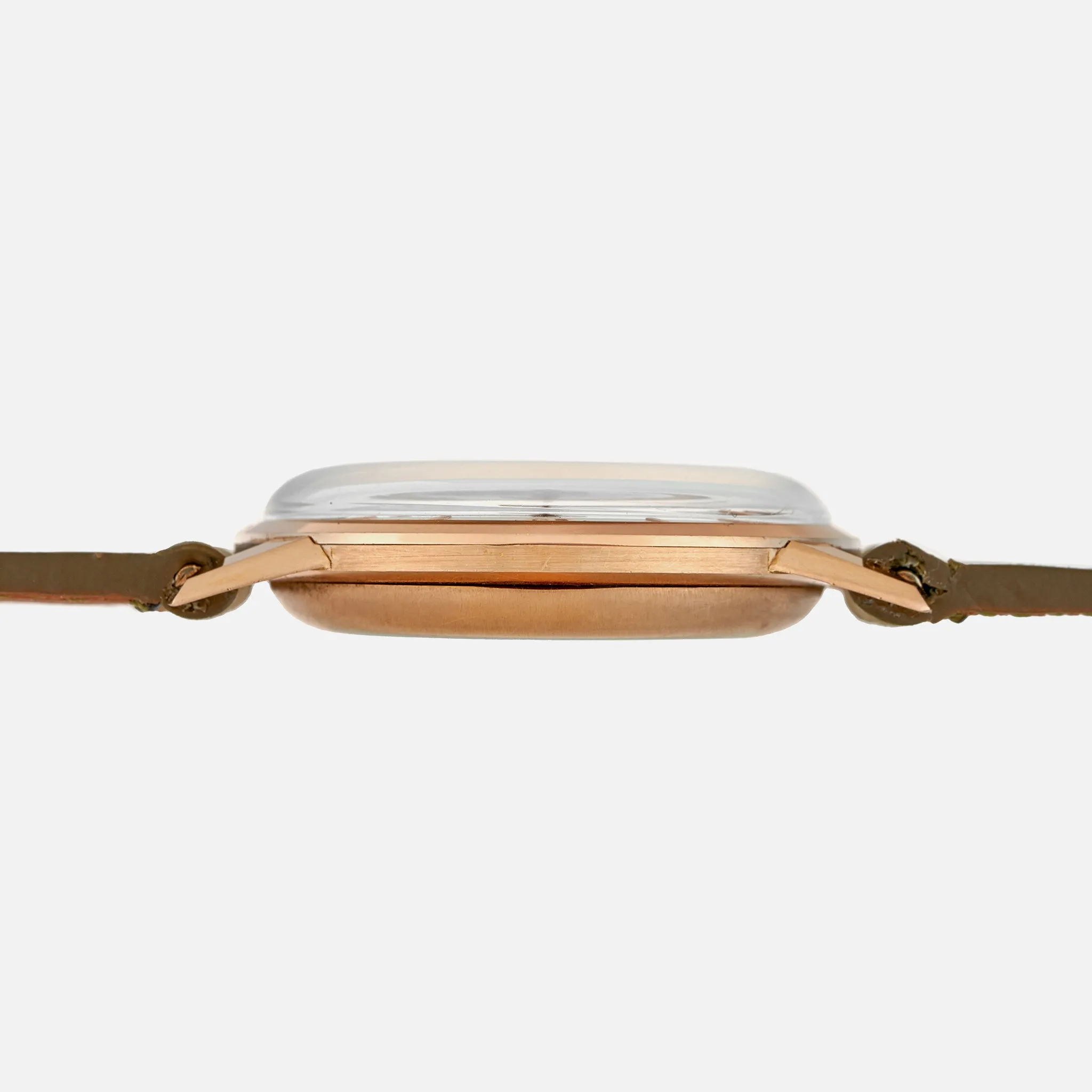 1960s Zenith Dress Watch In 18k Pink Gold