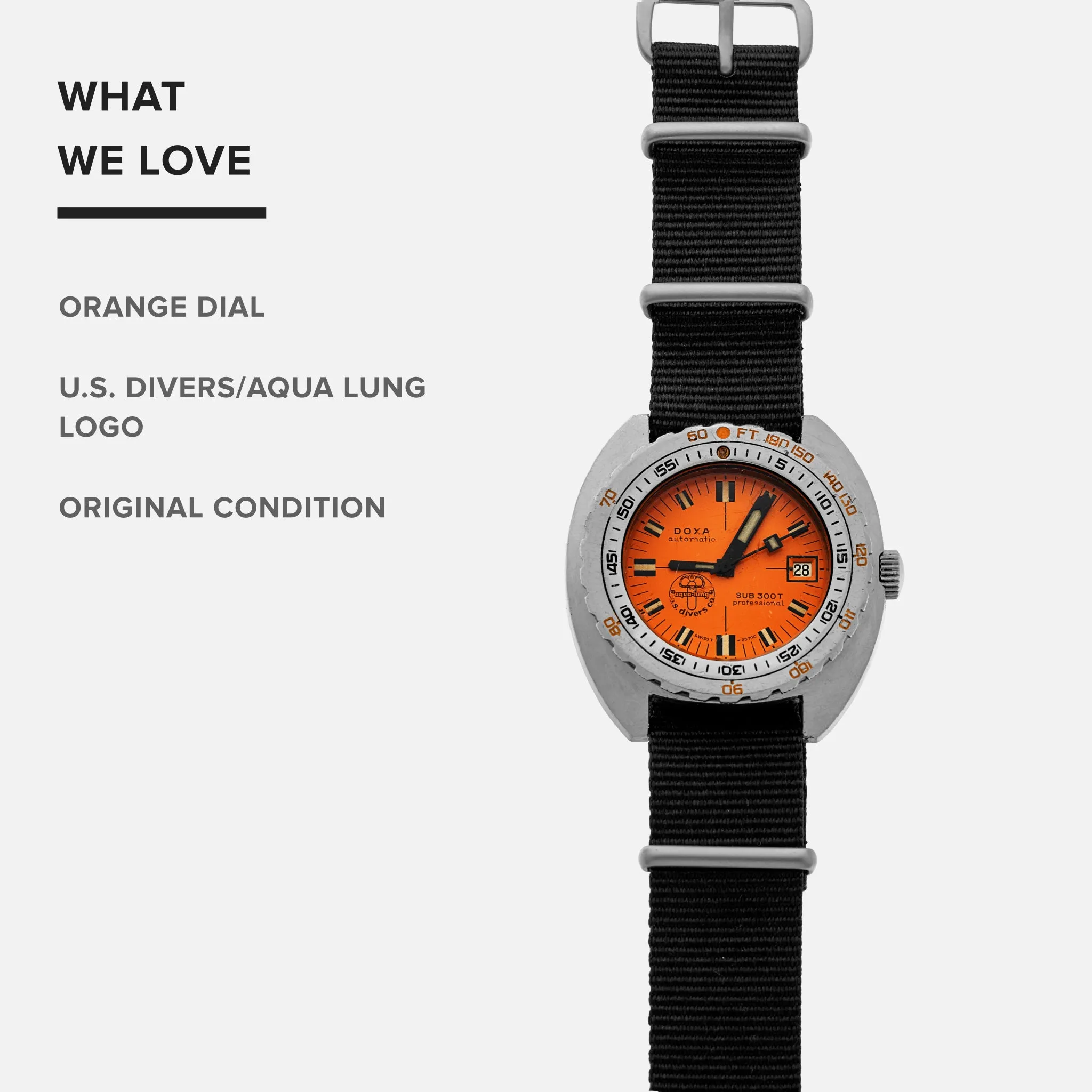 1969 Doxa Sub 300T Professional 'U.S. Divers'