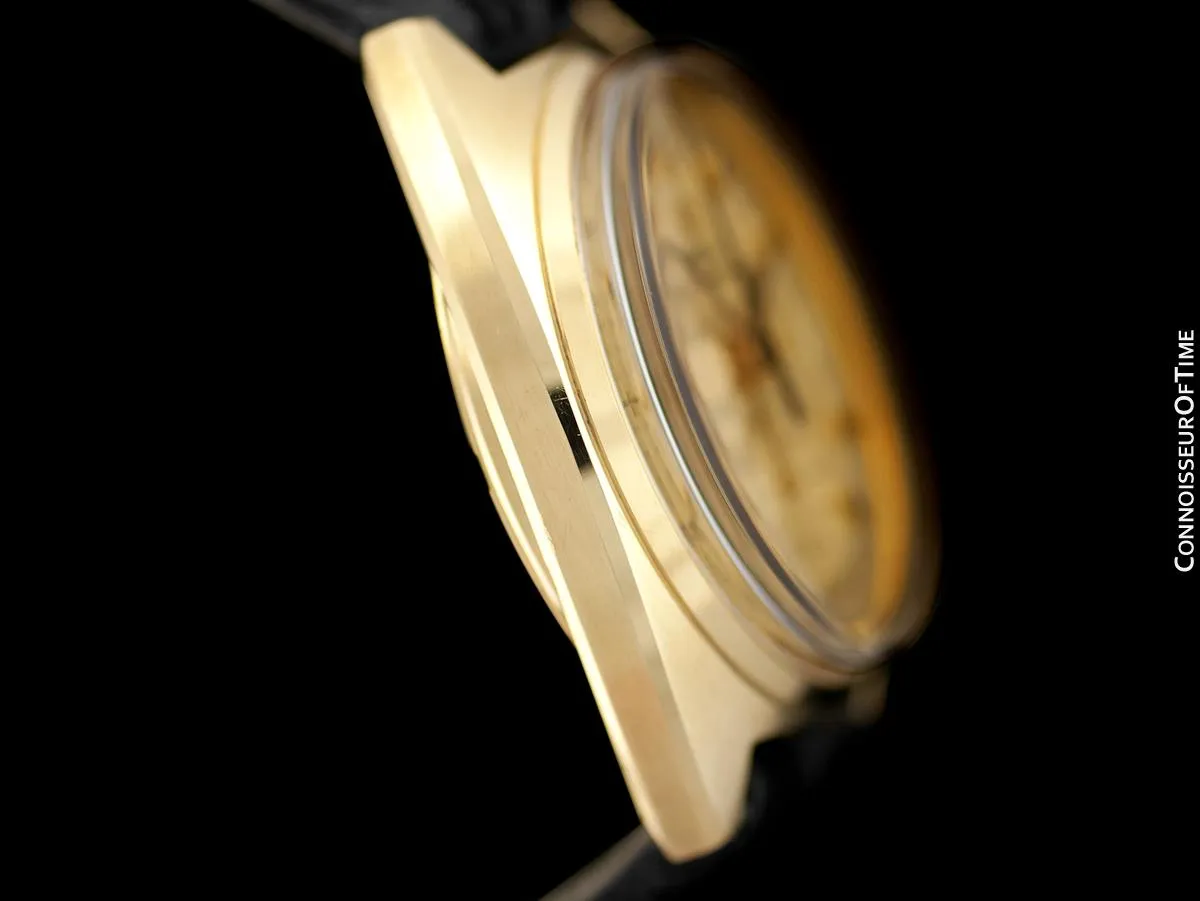 1969 Omega Seamaster Vintage Mens 145.016 Cal. 861 Chronograph - 18K Gold