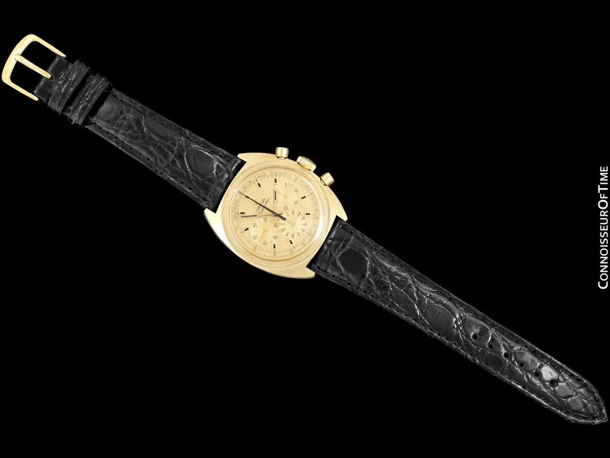 1969 Omega Seamaster Vintage Mens 145.016 Cal. 861 Chronograph - 18K Gold
