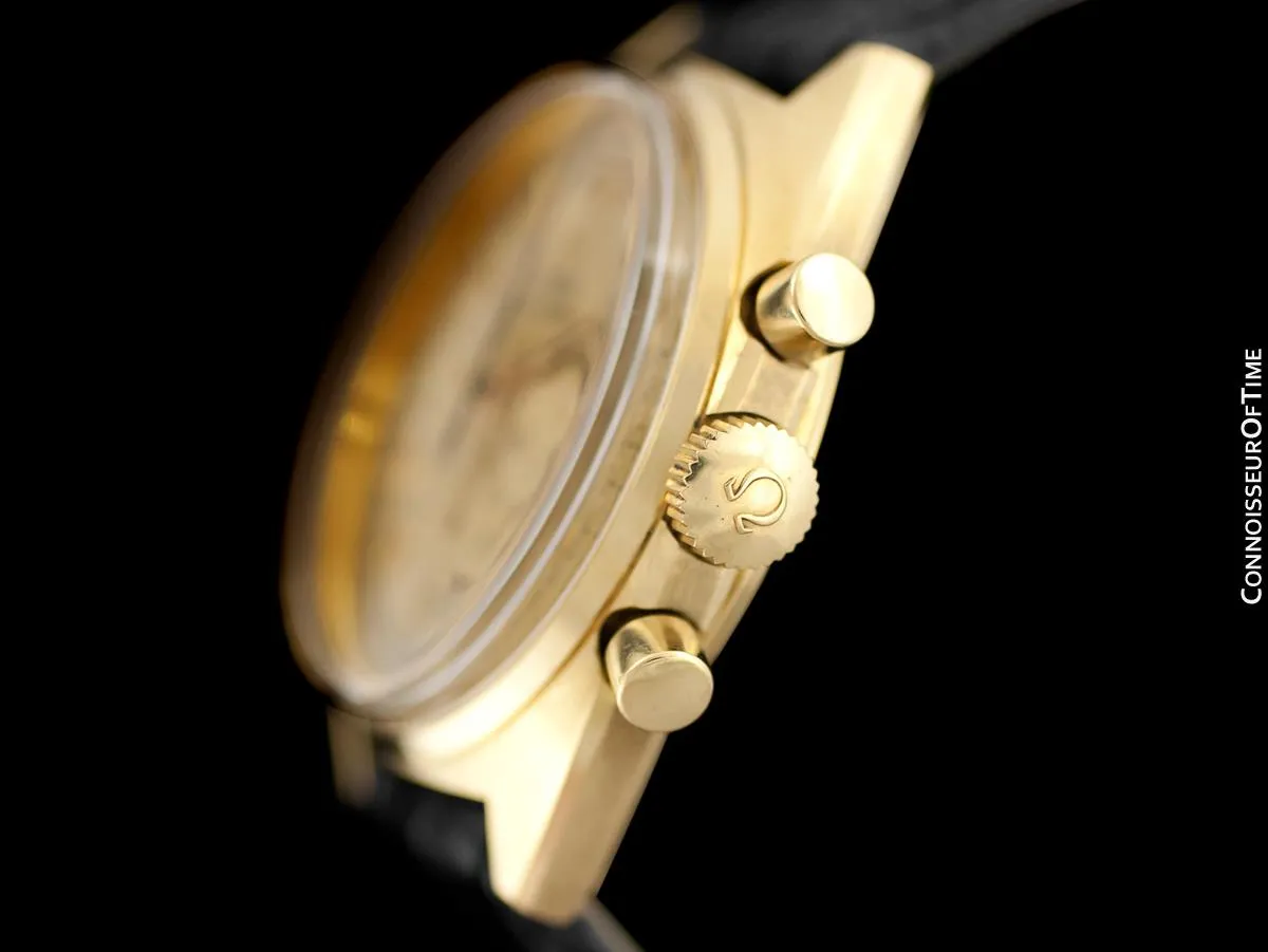 1969 Omega Seamaster Vintage Mens 145.016 Cal. 861 Chronograph - 18K Gold