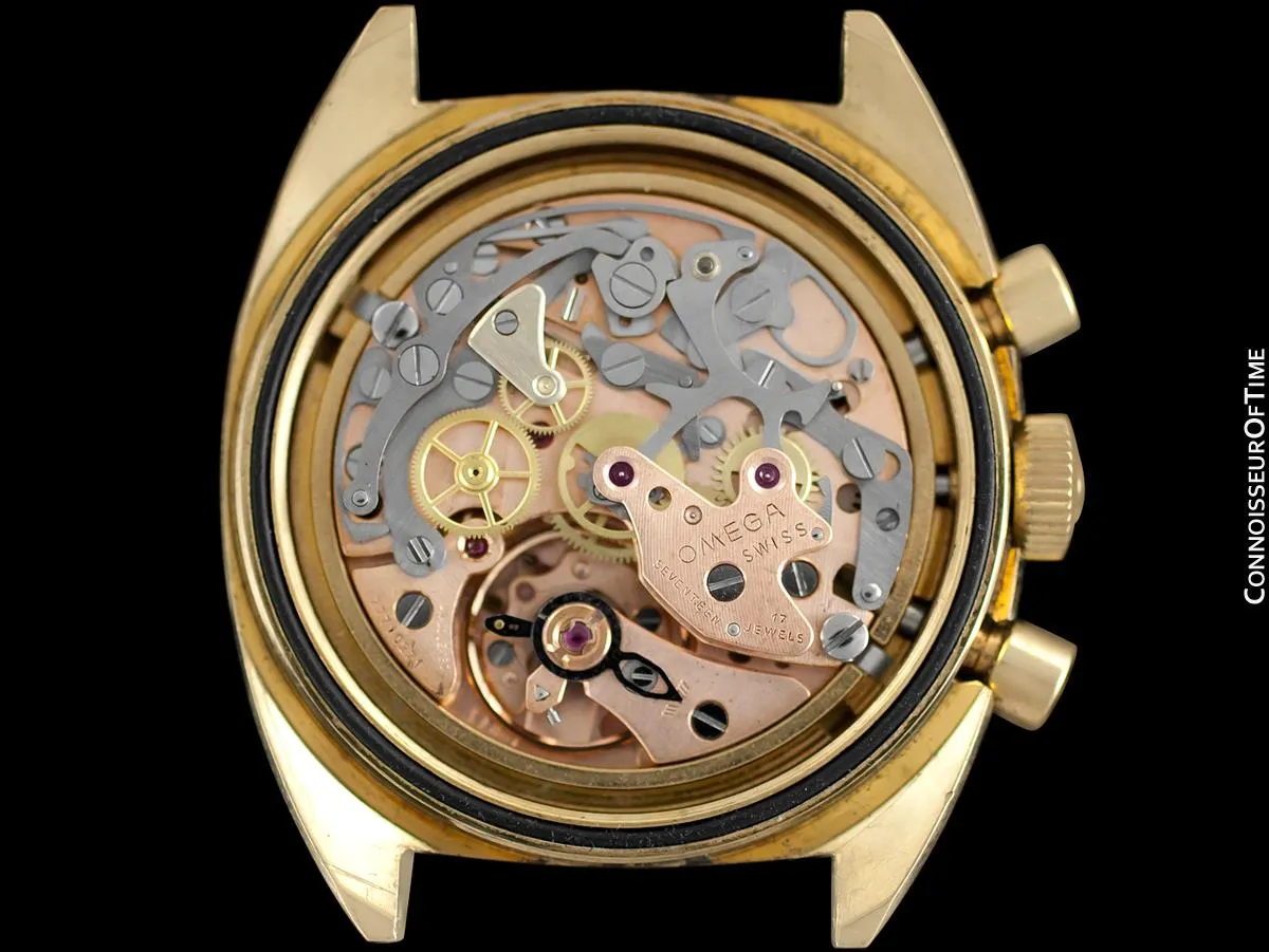 1969 Omega Seamaster Vintage Mens 145.016 Cal. 861 Chronograph - 18K Gold