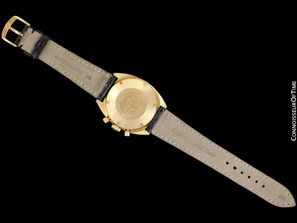 1969 Omega Seamaster Vintage Mens 145.016 Cal. 861 Chronograph - 18K Gold