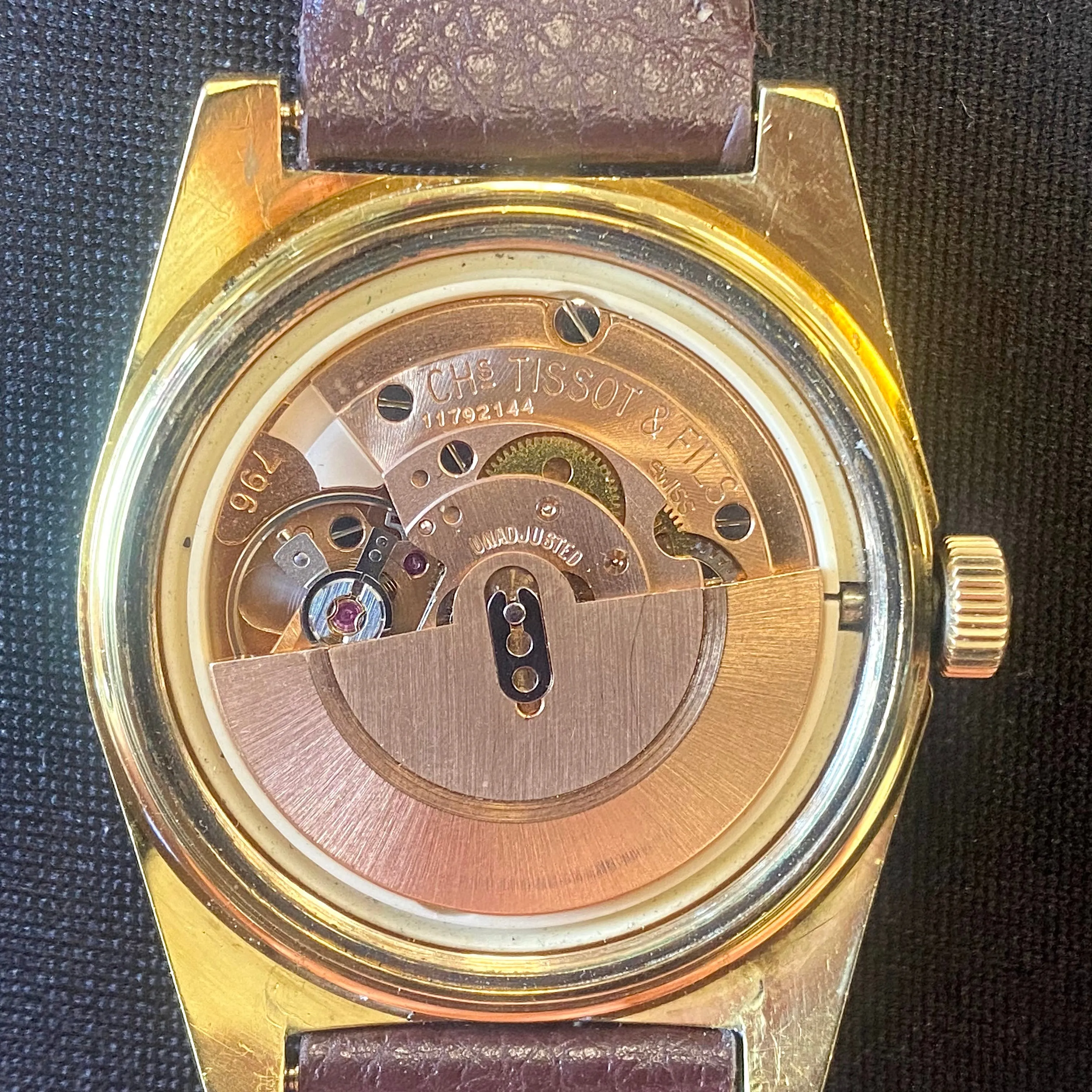 1970 TISSOT Automatic Seastar Watch PR516 GL 17 Jewels Cal. 796 Day/Date Swiss Wristwatch