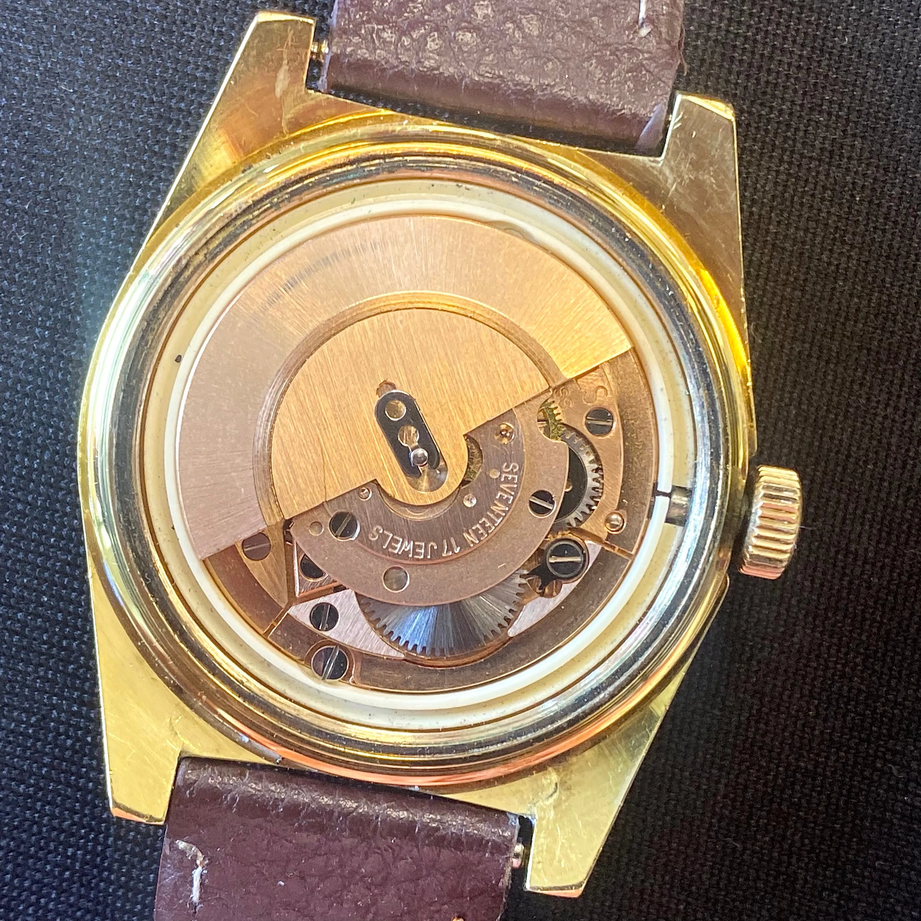 1970 TISSOT Automatic Seastar Watch PR516 GL 17 Jewels Cal. 796 Day/Date Swiss Wristwatch