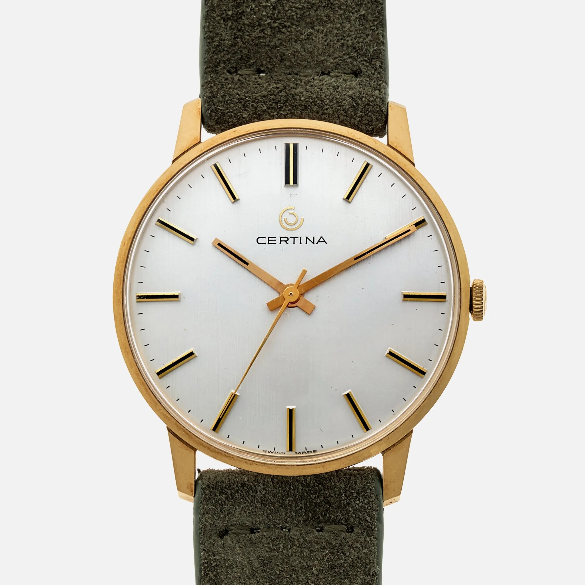 1970s Certina Dress Watch Ref. 5209.124 In 14k Yellow Gold