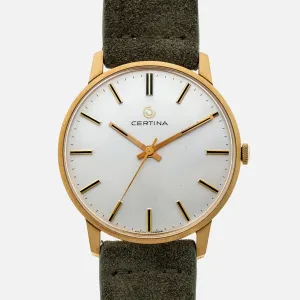 1970s Certina Dress Watch Ref. 5209.124 In 14k Yellow Gold