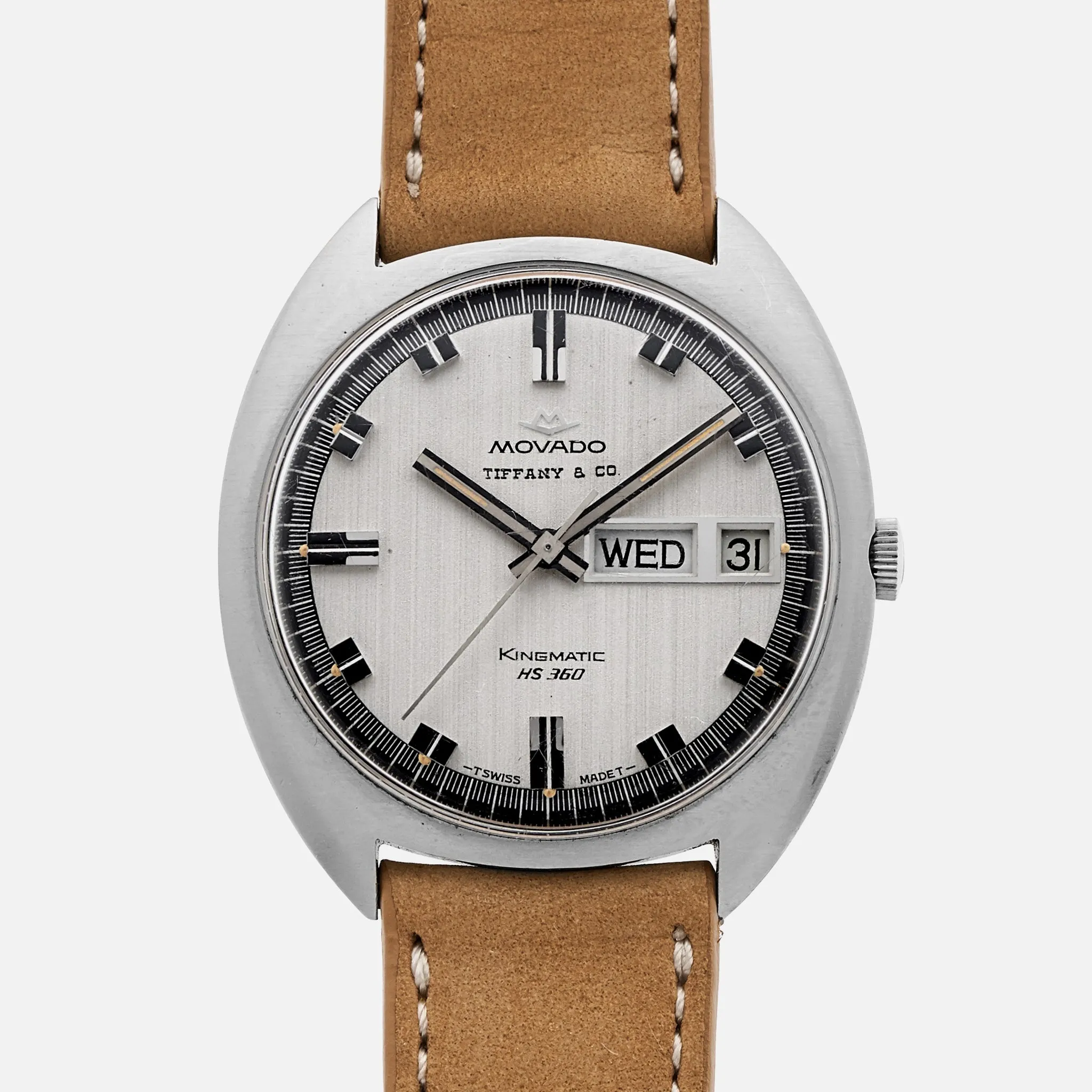 1970s Movado Kingmatic HS360 Ref. 406-704-502 Retailed By Tiffany & Co.