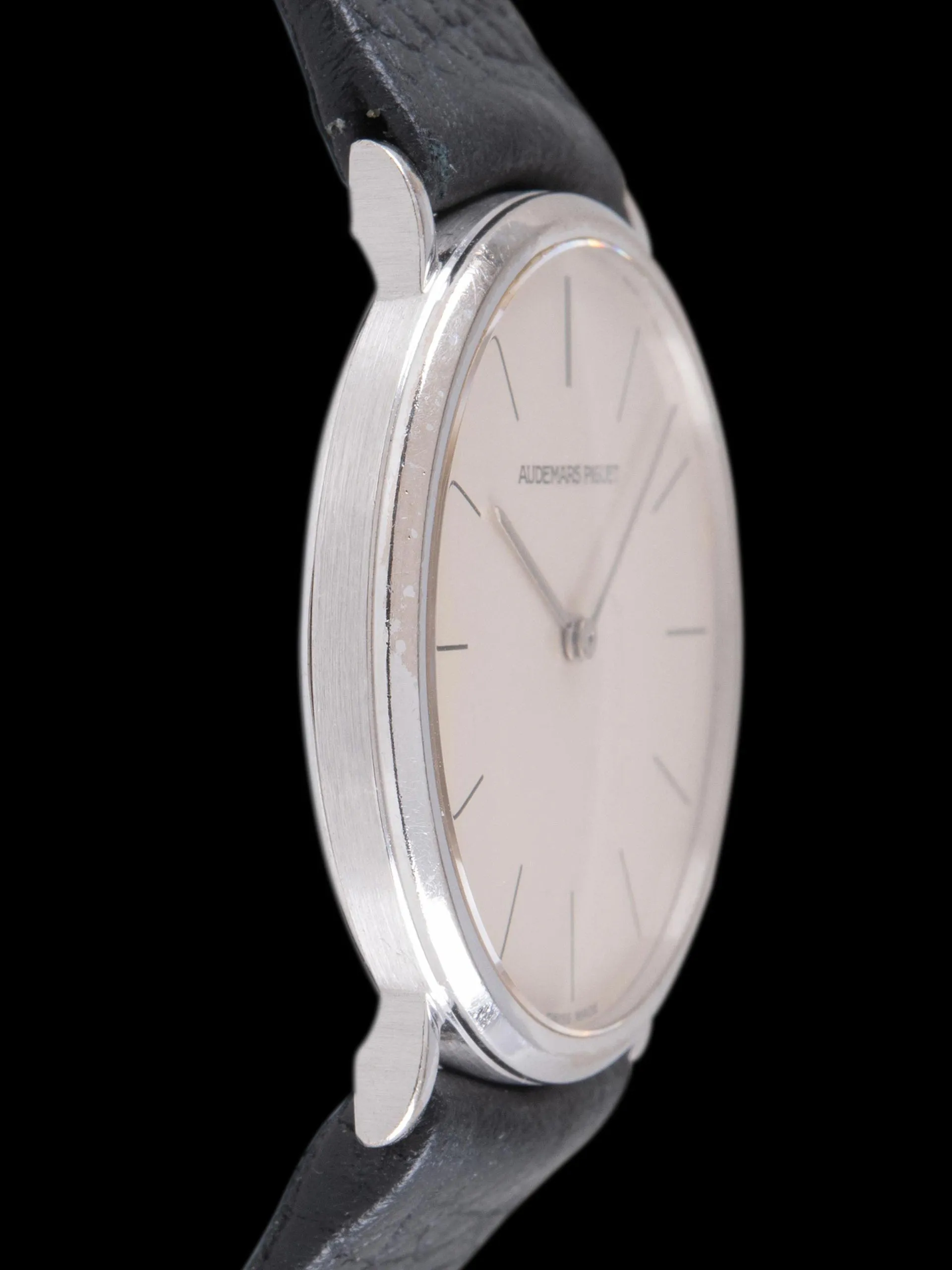 1980s Audemars Piguet Ultra-Thin 18K WG "Cal. 2080" Silver Dial