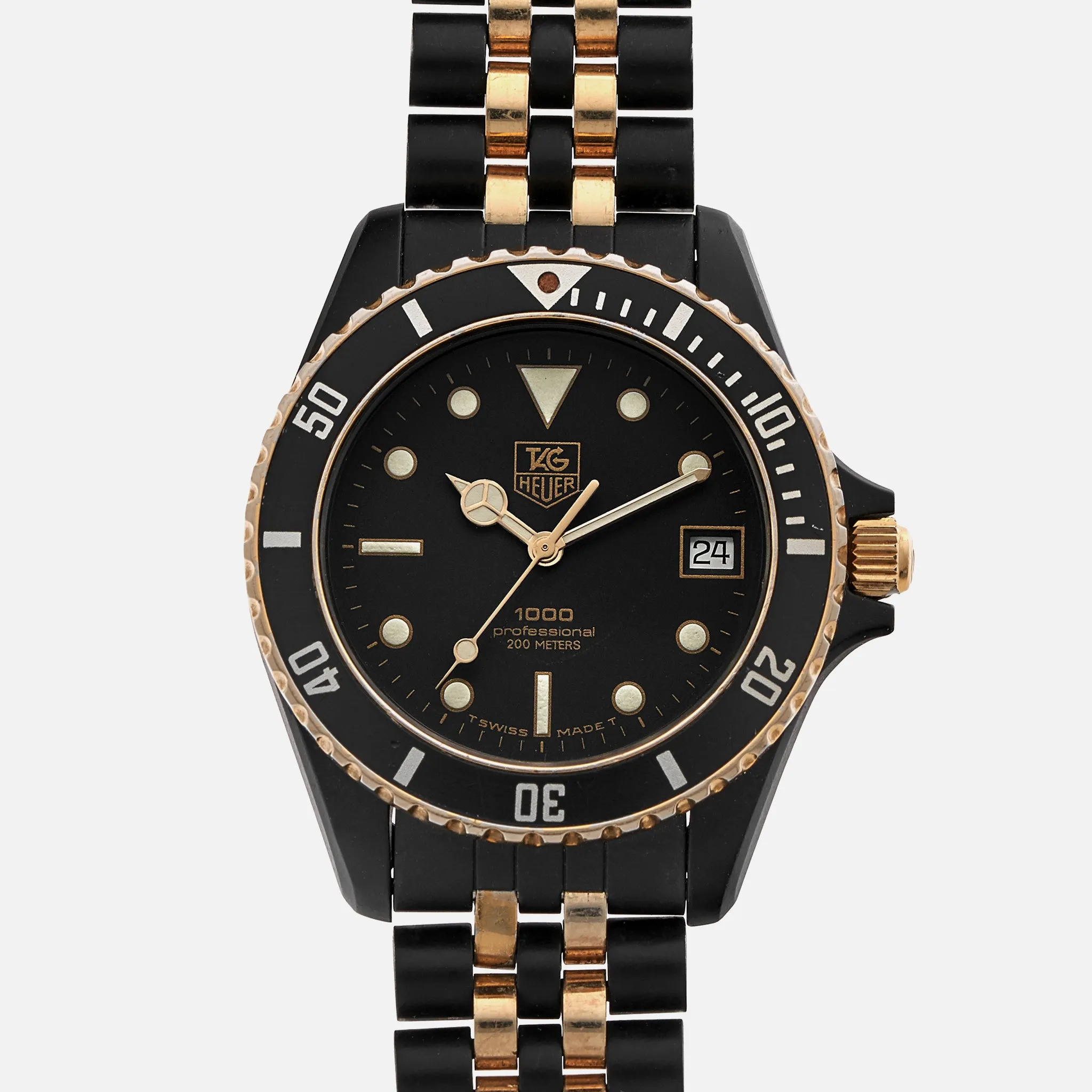 1980s TAG Heuer 1000 Series Professional Ref. 980.029N