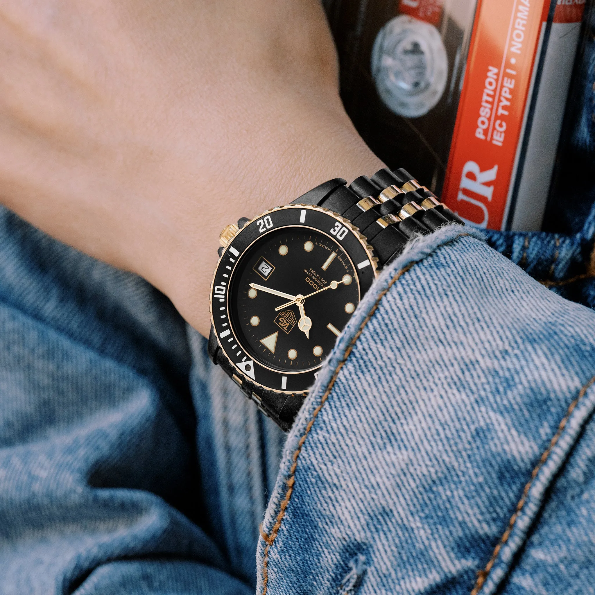 1980s TAG Heuer 1000 Series Professional Ref. 980.029N