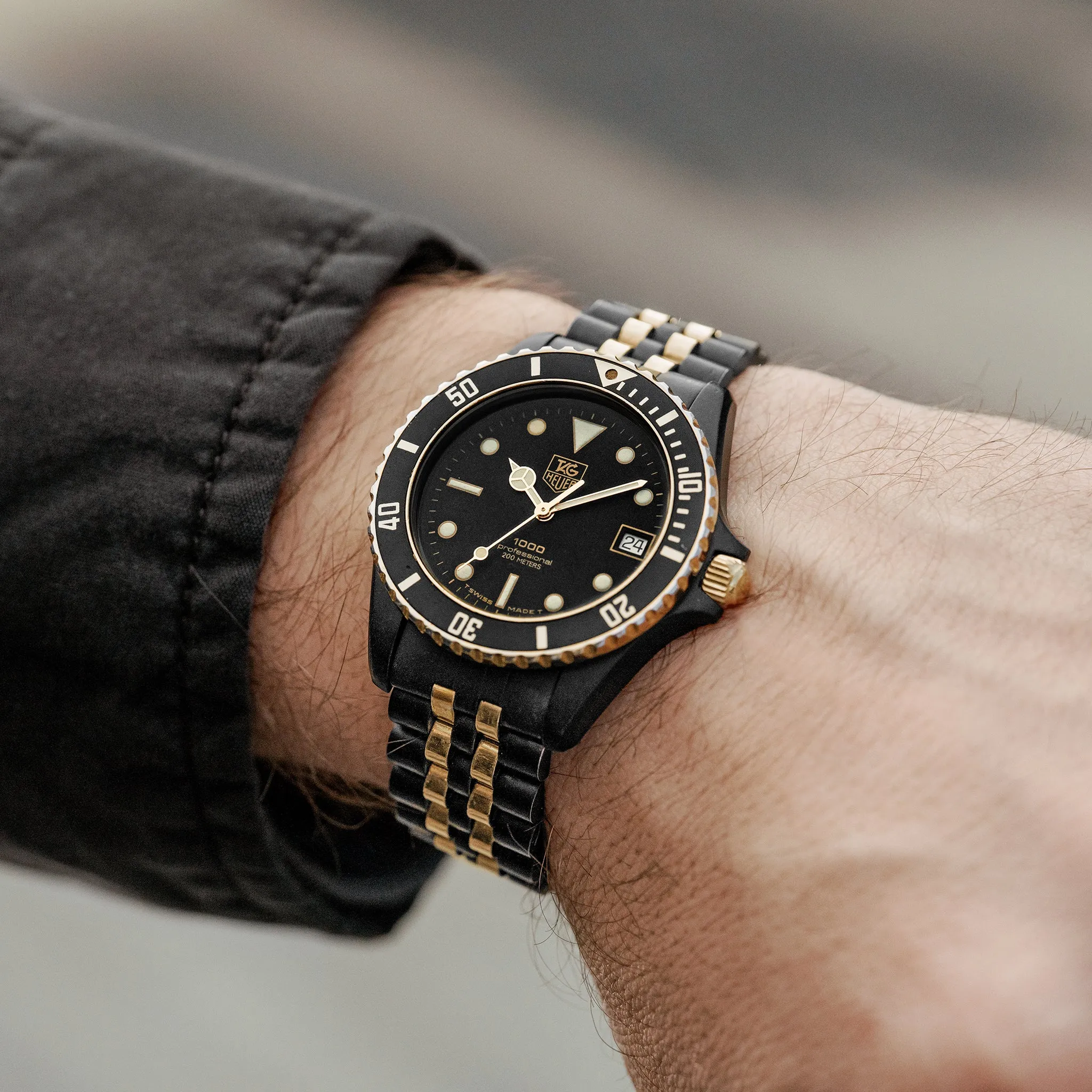 1980s TAG Heuer 1000 Series Professional Ref. 980.029N