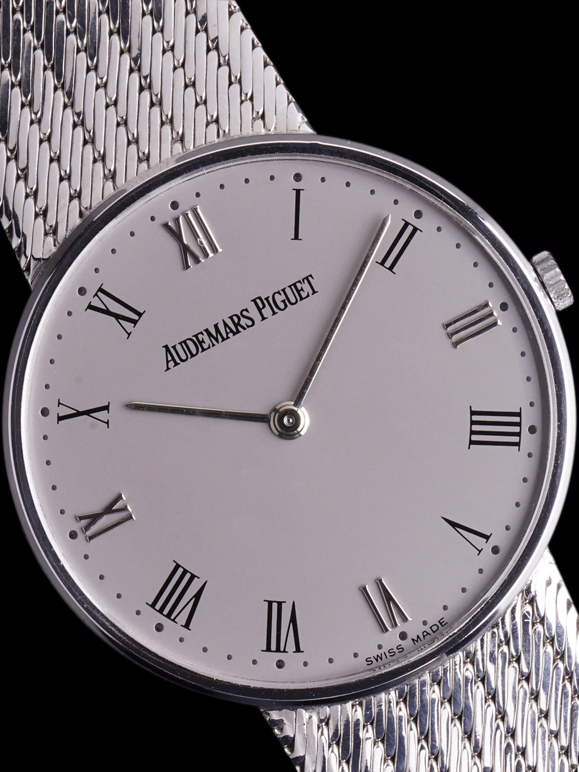 1998 Audemars Piguet 18k WG (Ref. 14524/0988) "Ultra Thin" W/ Guarantee Booklet