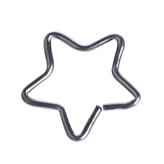 1PC Heart/Star Shaped Tragus Piercings Hoop Helix Cartilage Tragus Daith Ear Studs Lip Nose Rings Piercing Silver Jewelry