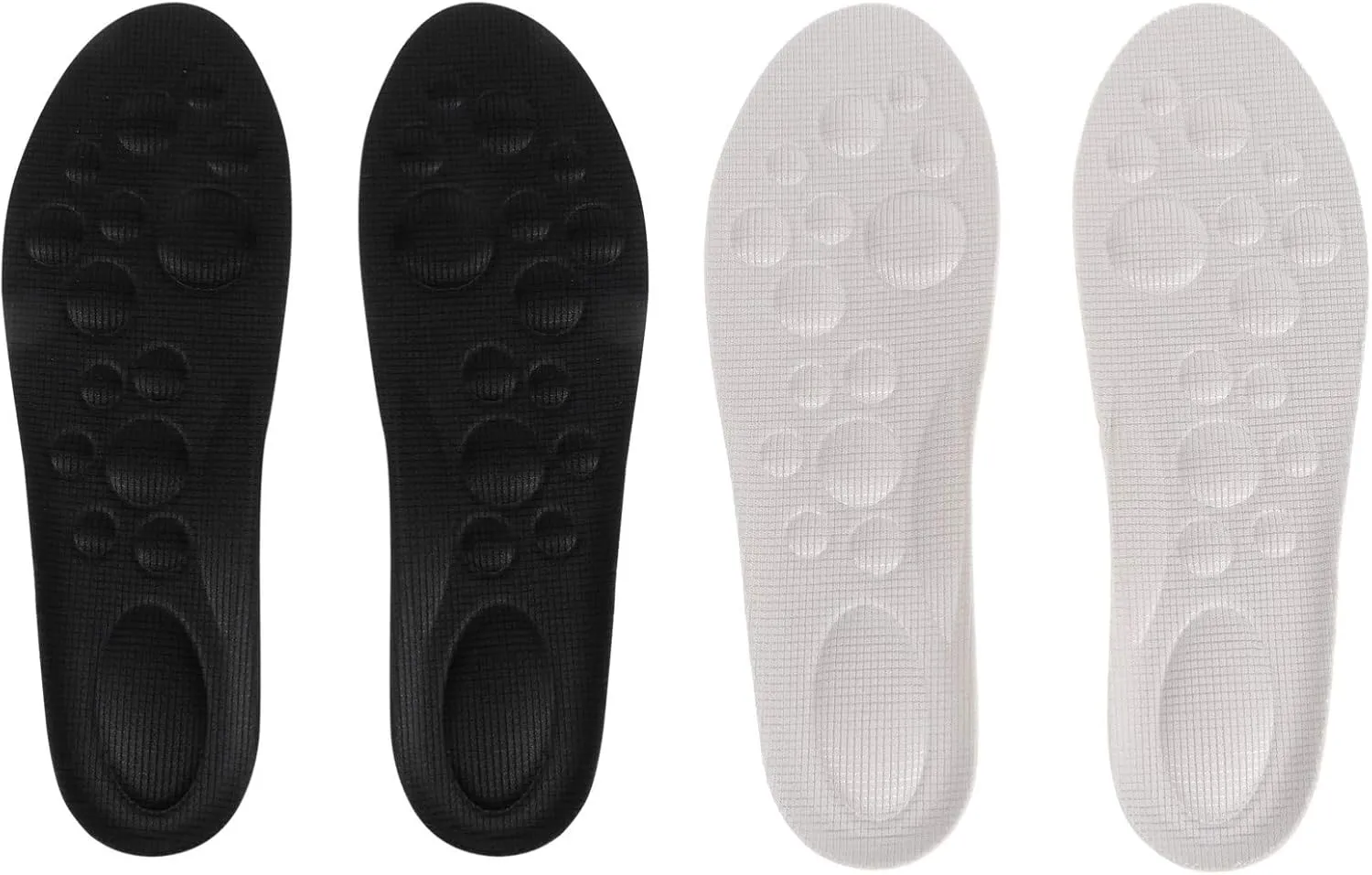 2 Pairs Arch Support Insoles Breathable Cushioning Massage Inserts for for Sports Daily Wear Fits