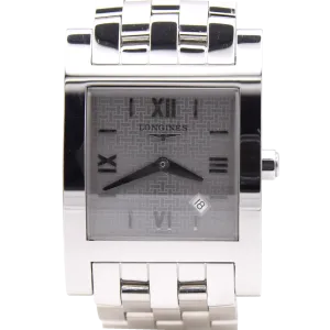 2002 Longines DolceVita square Quartz Watch Model L5.665.4 with Full Box and Papers