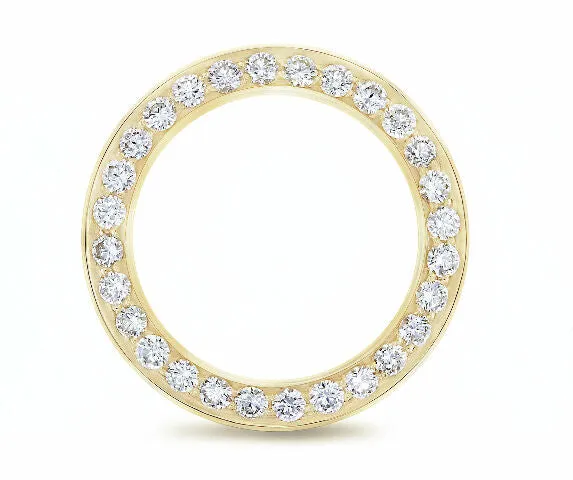 2CT DIAMOND BEZEL MADE FOR LADIES 26MM ROLEX WATCHES DATEJUST, PRESIDENT 14KY