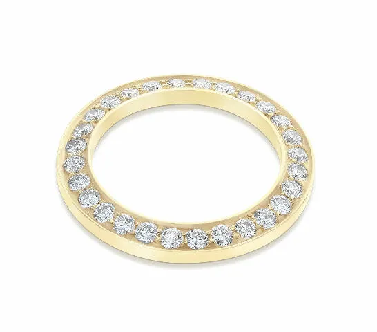 2CT DIAMOND BEZEL MADE FOR LADIES 26MM ROLEX WATCHES DATEJUST, PRESIDENT 14KY