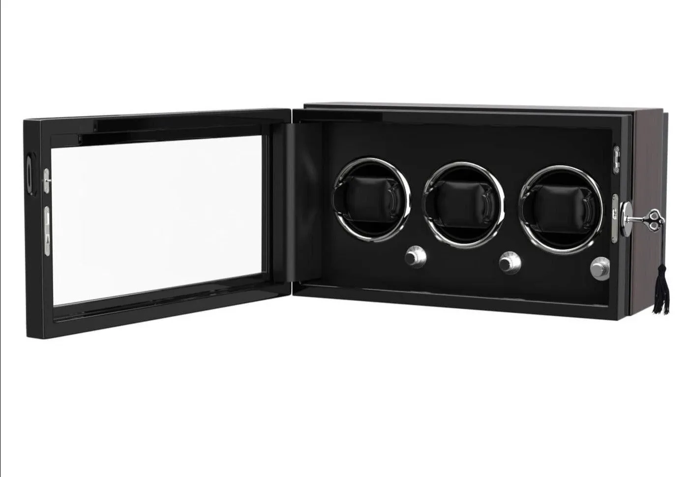 3 Watch Winder for Automatic Watches Quiet Mabuchi Motor with Lock