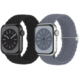 Adjustable Braided Loop Nylon Strap Compatible with Apple Watch Style 5