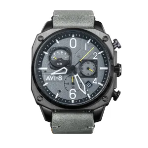 AVI-8 Hawker Hunter Retrograde Chronograph Sea Gray