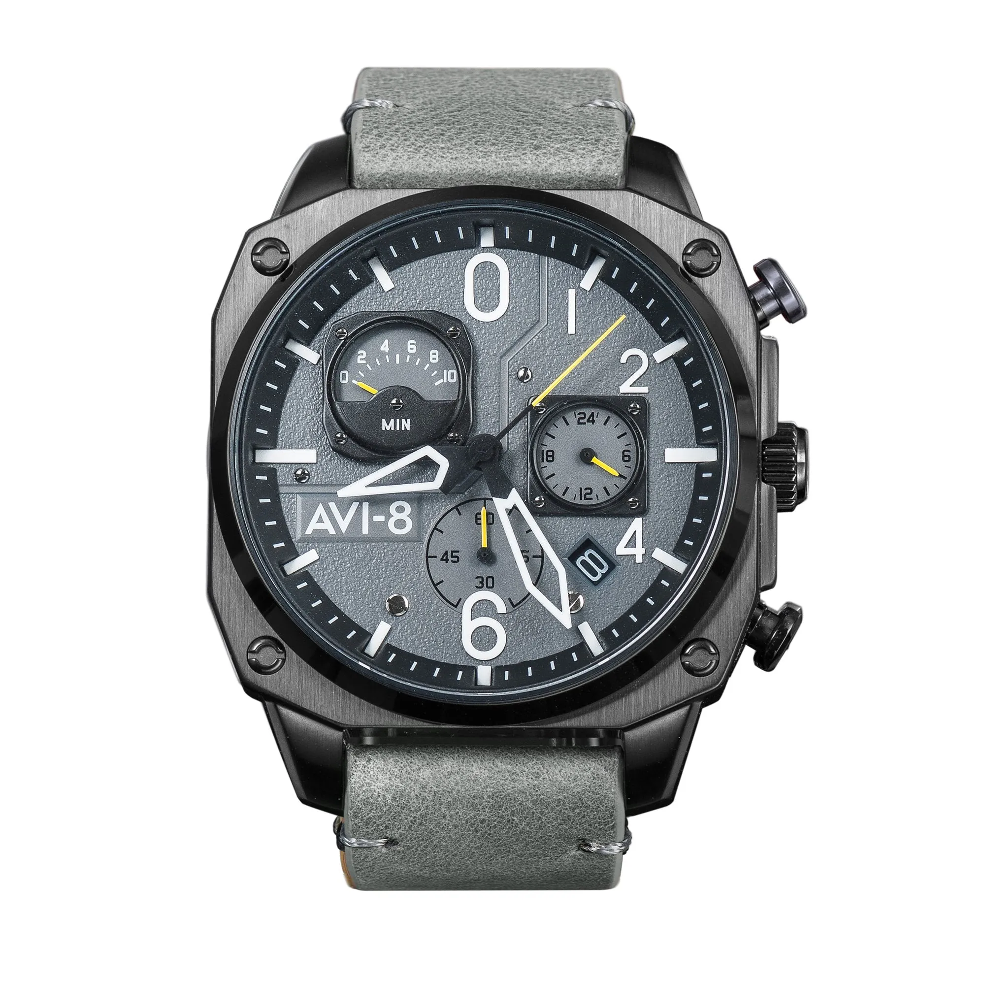 AVI-8 Hawker Hunter Retrograde Chronograph Sea Gray