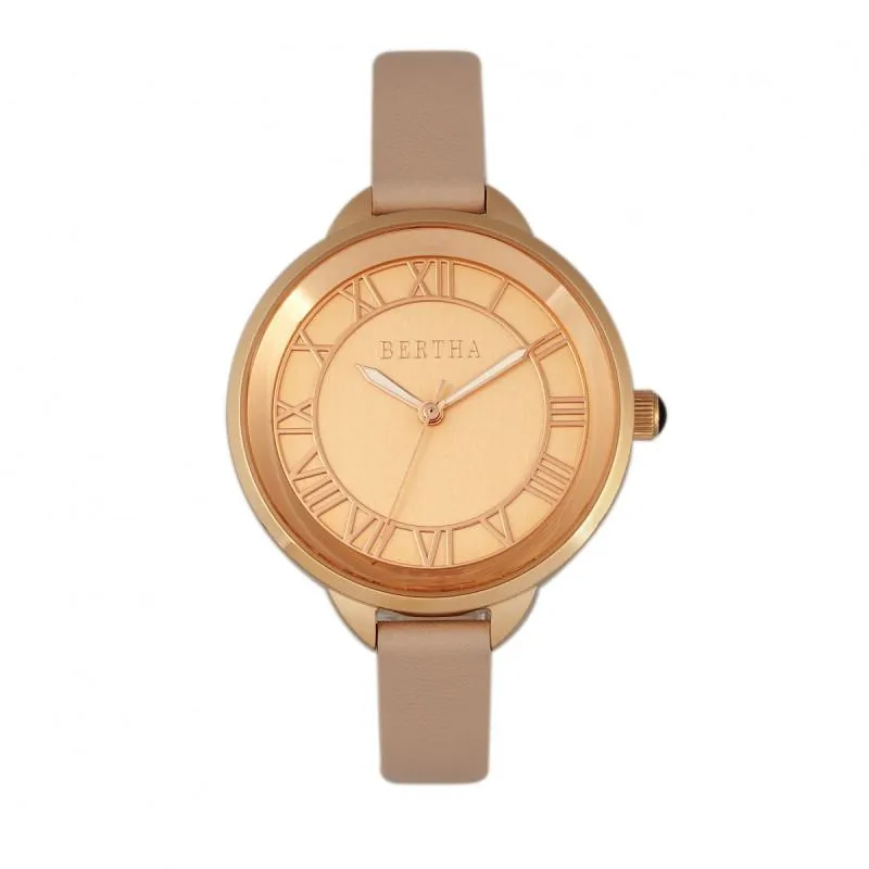 Bertha Madison Sunray Dial Ladies Watch