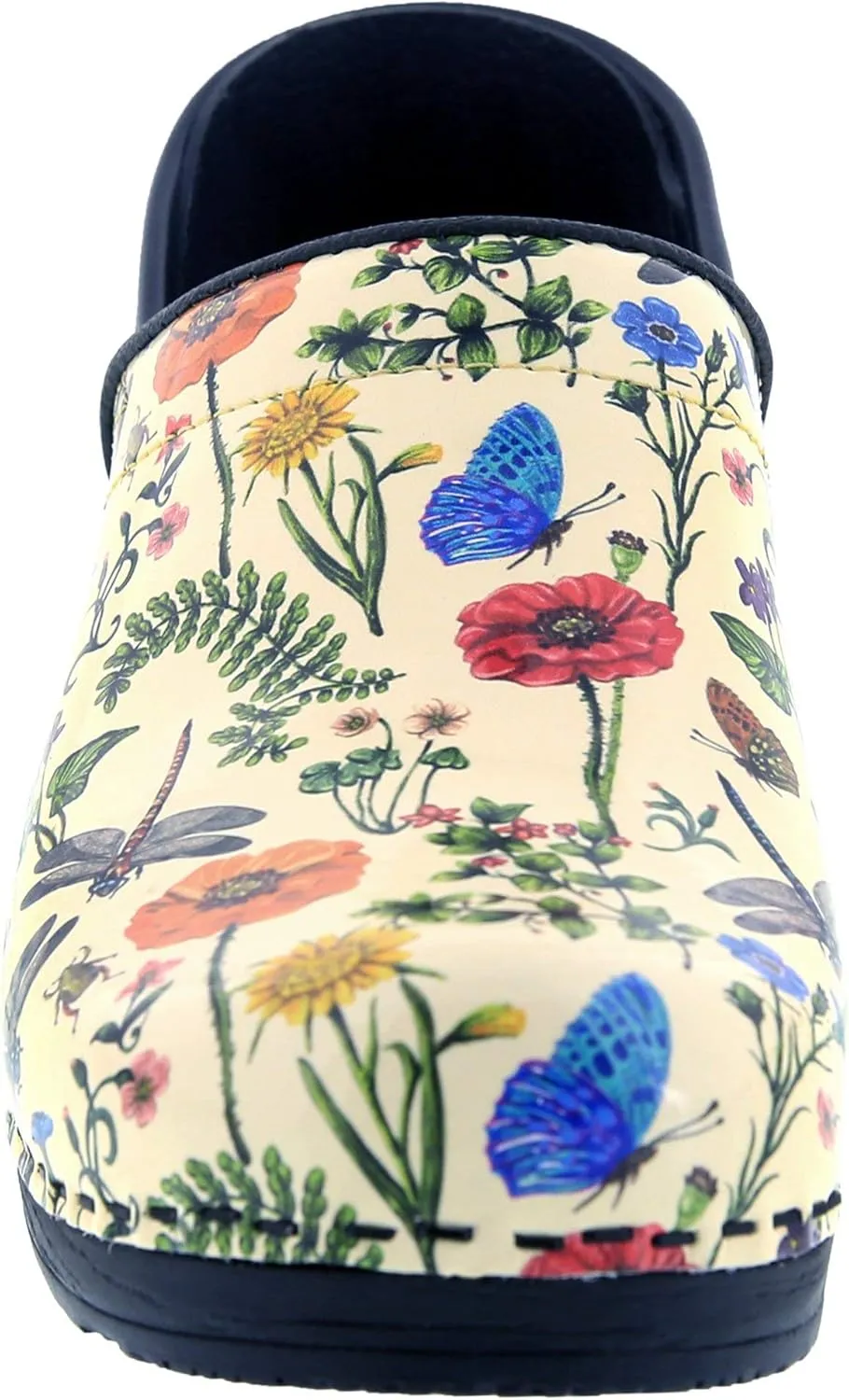 BJORK Swedish Comfort Women's Professional Printed Leather Clogs