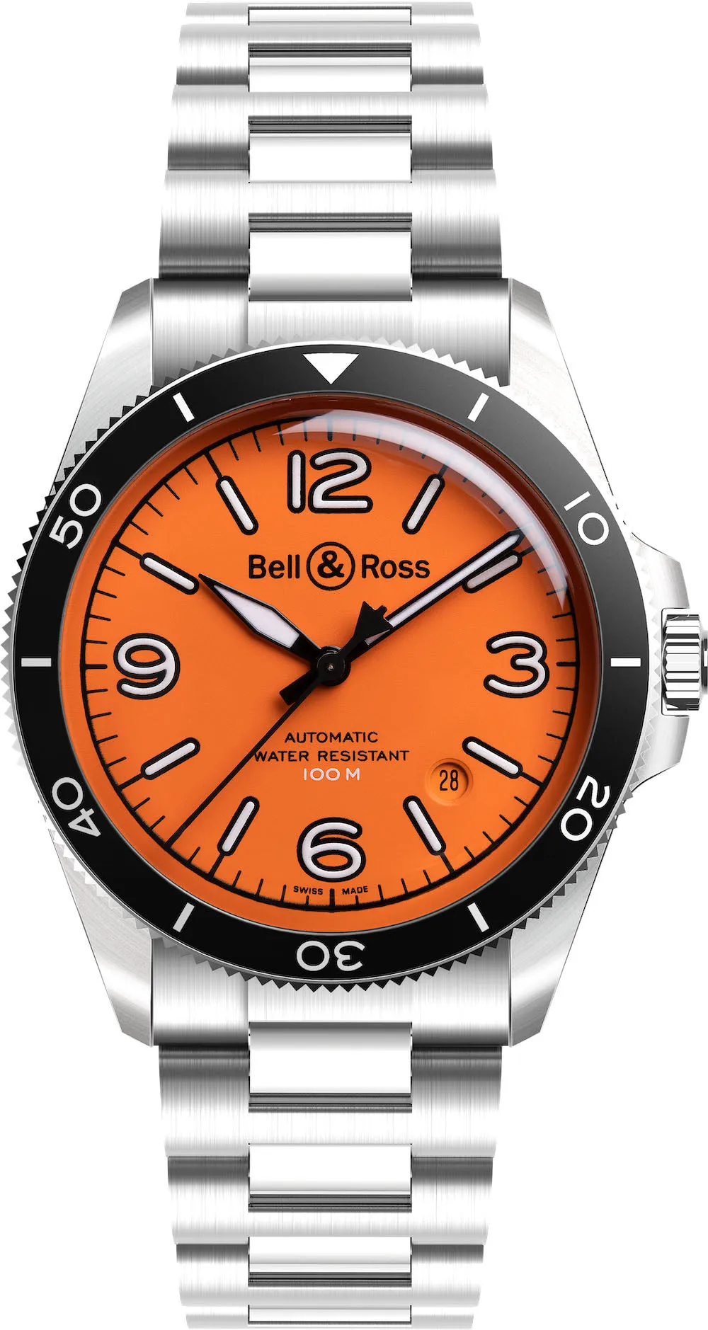 BR Watch Vintage BR V2 ORSange Bracelet Limited Edition