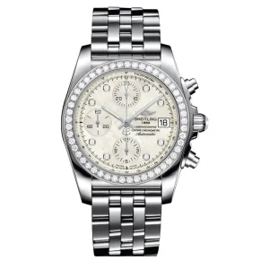 BREITLING Chronomat Automatic Chronograph Stainless Steel Mens Watch A1331053/A776 385A