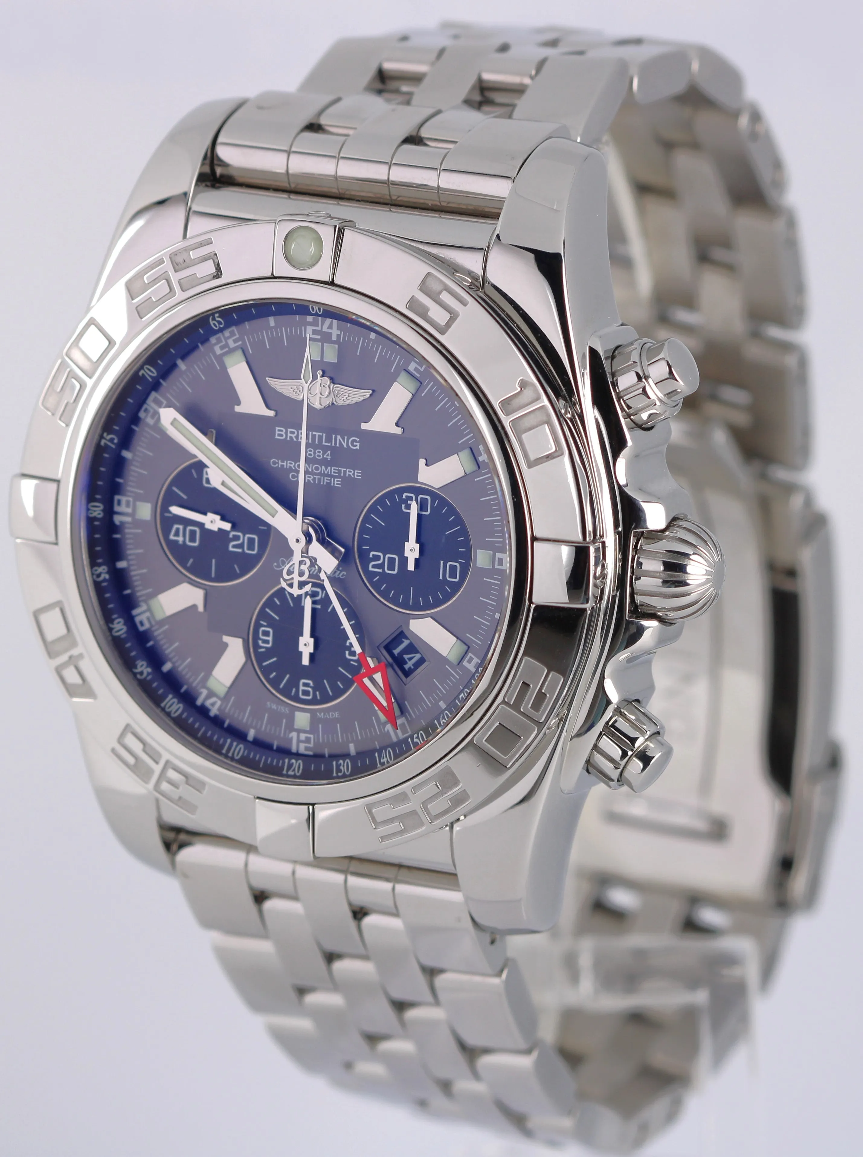 Breitling Chronomat GMT Stainless Steel Gray 47mm AB0410 Watch