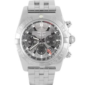 Breitling Chronomat GMT Stainless Steel Gray 47mm AB0410 Watch