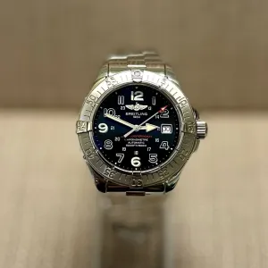 Breitling SuperOcean Chronometer Diver SS Amazing Men's Watch - $13K APR w/ COA!