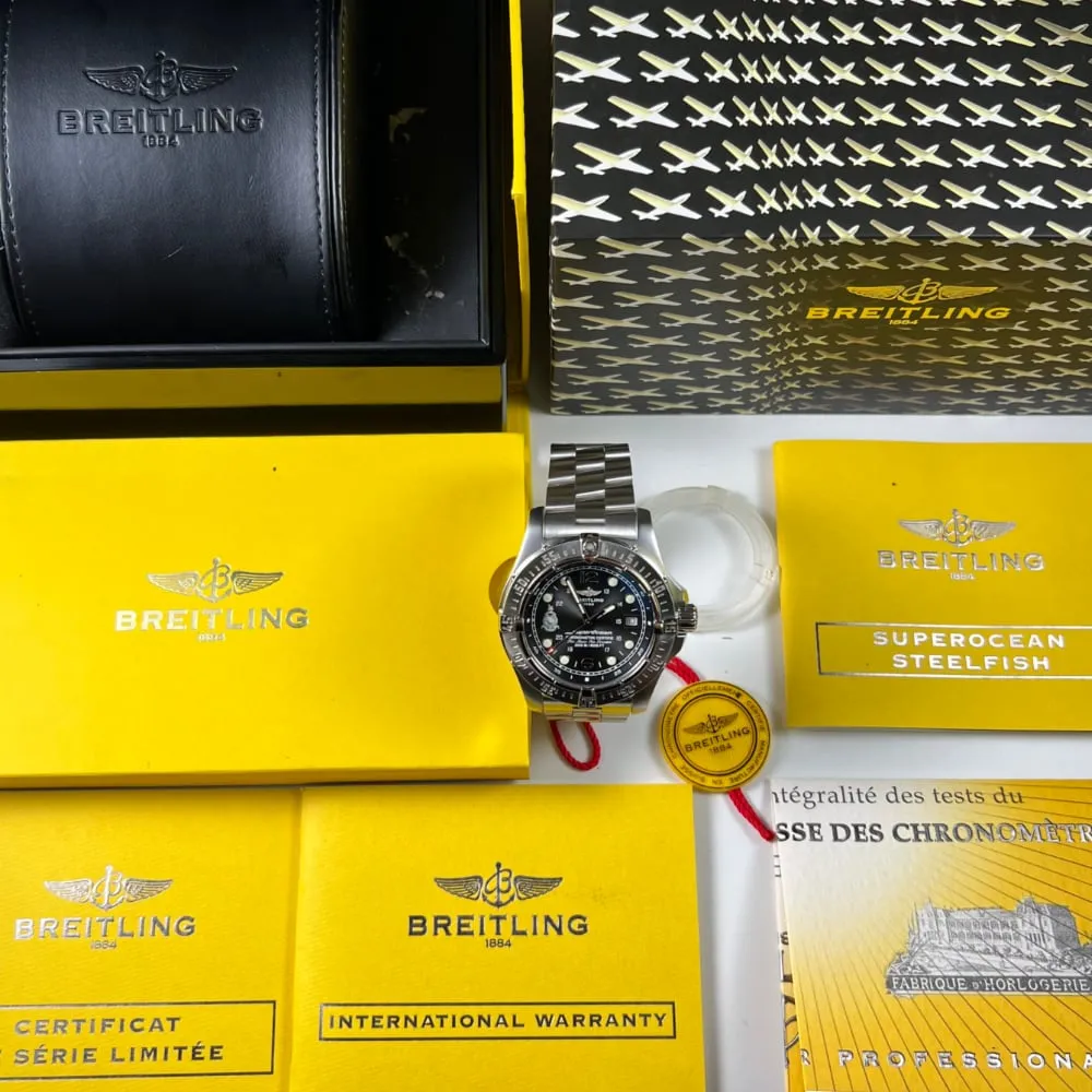 Breitling Superocean Steelfish A17390 Royal Marines Commando