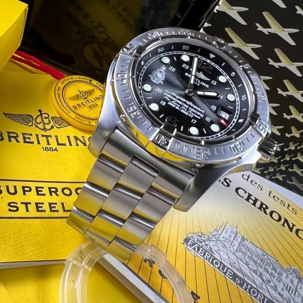Breitling Superocean Steelfish A17390 Royal Marines Commando