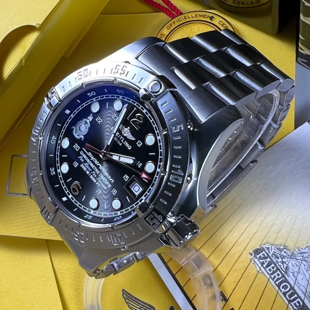 Breitling Superocean Steelfish A17390 Royal Marines Commando