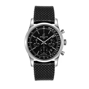 Breitling Transocean 44mm Black Men's Watch - AB015212/BA99/278S