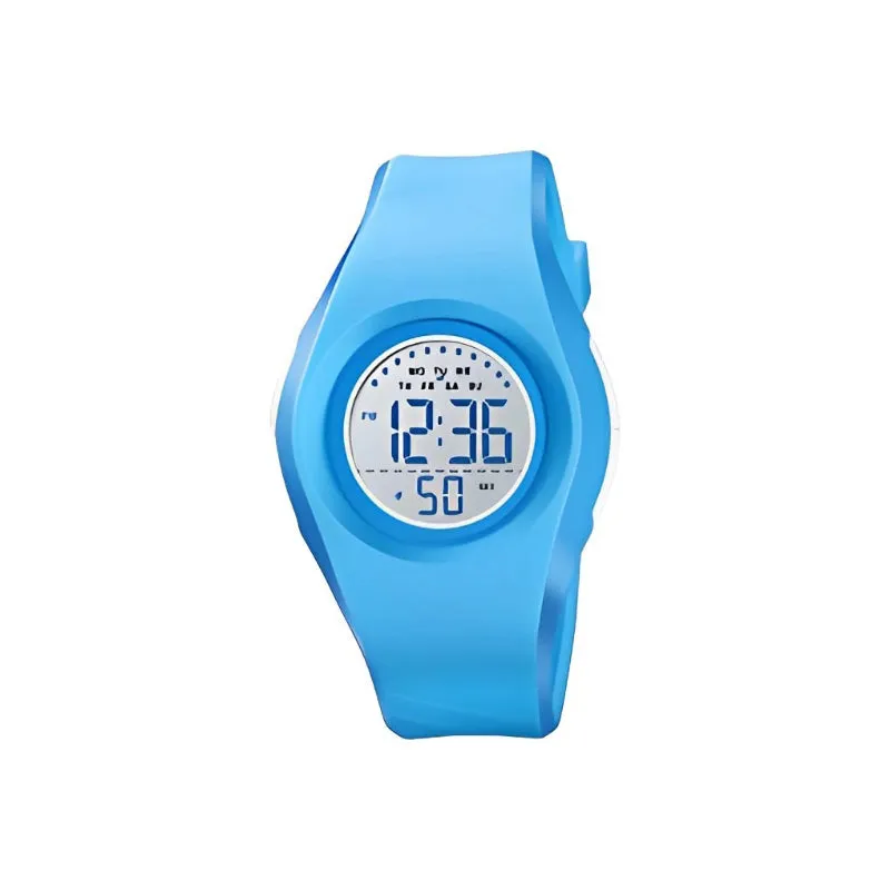 Candy-Colored Children's Digital Silicone Band Watches
