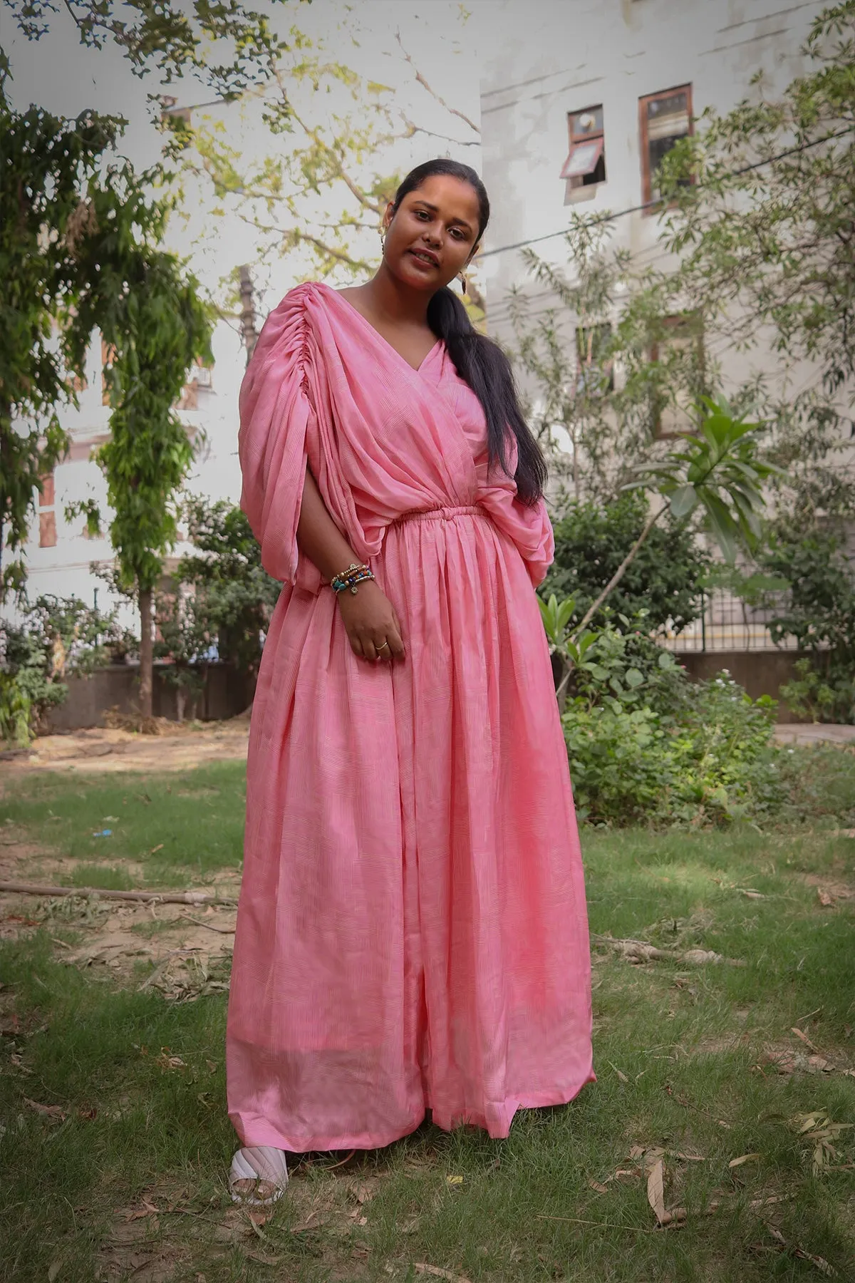 Cappadocia Pink Luxury Kaftan Dress