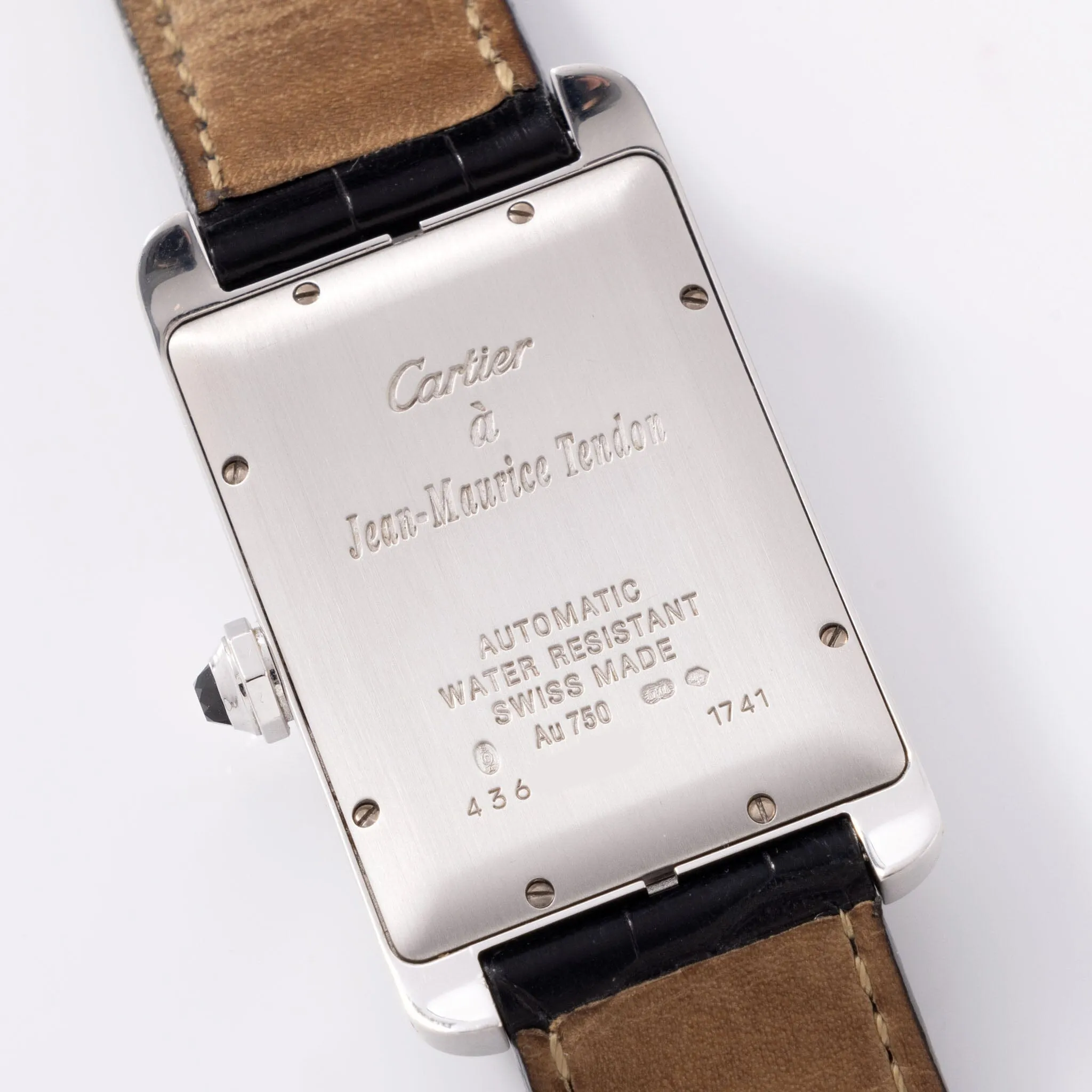 Cartier Tank Americaine White Gold 20 Year Award Ref 1741