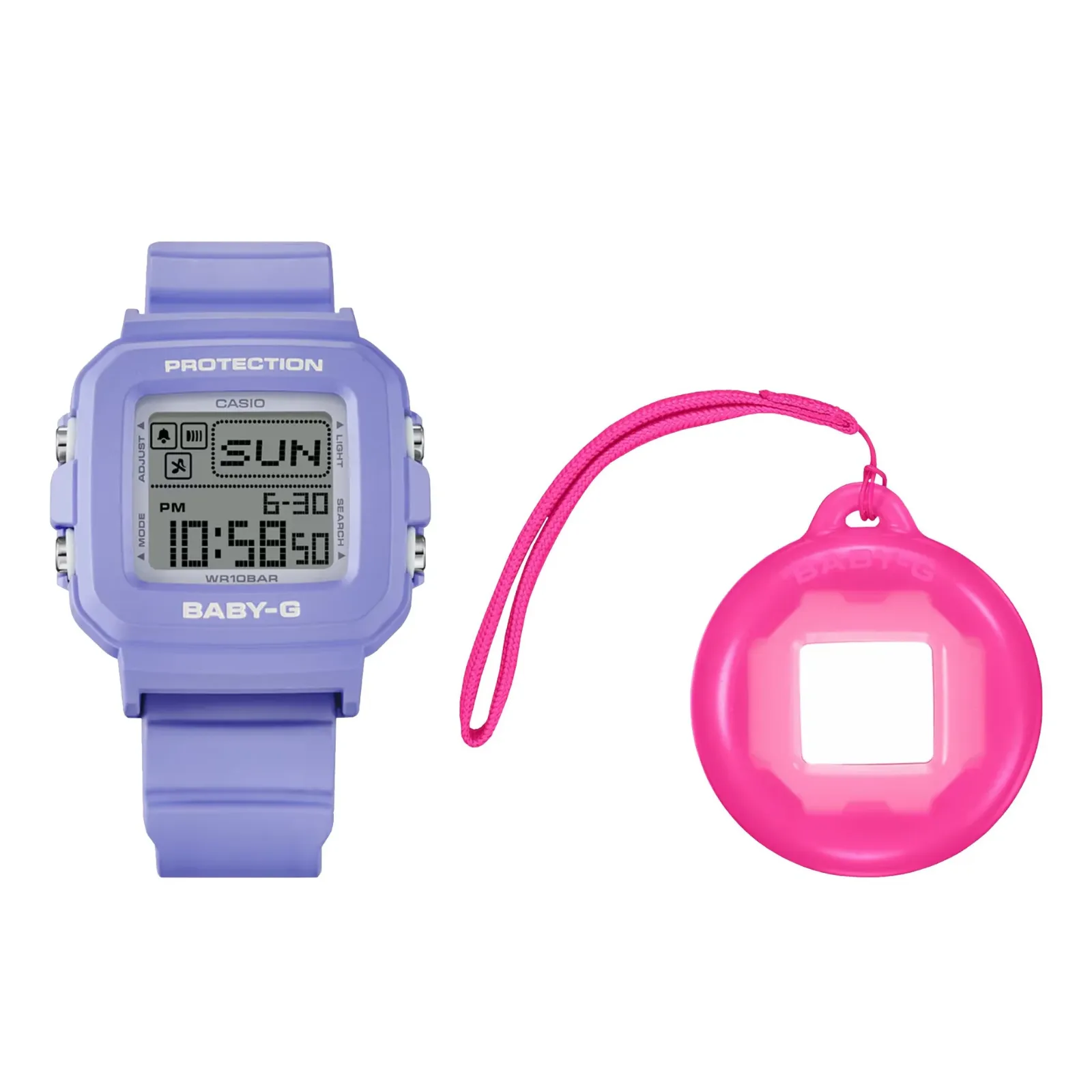 Casio Baby-G   Plus BGD10K-6D Watch and Case Holder Set