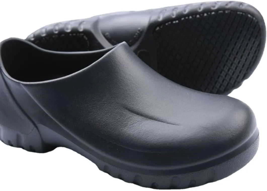 Chef Shoes for Men Nursing Clogs Mens Non Slip Work Shoes Unisex Waterproof Oil Resistant Kitchen Work Clogs for Women Zapatos de Cocina para Hombres