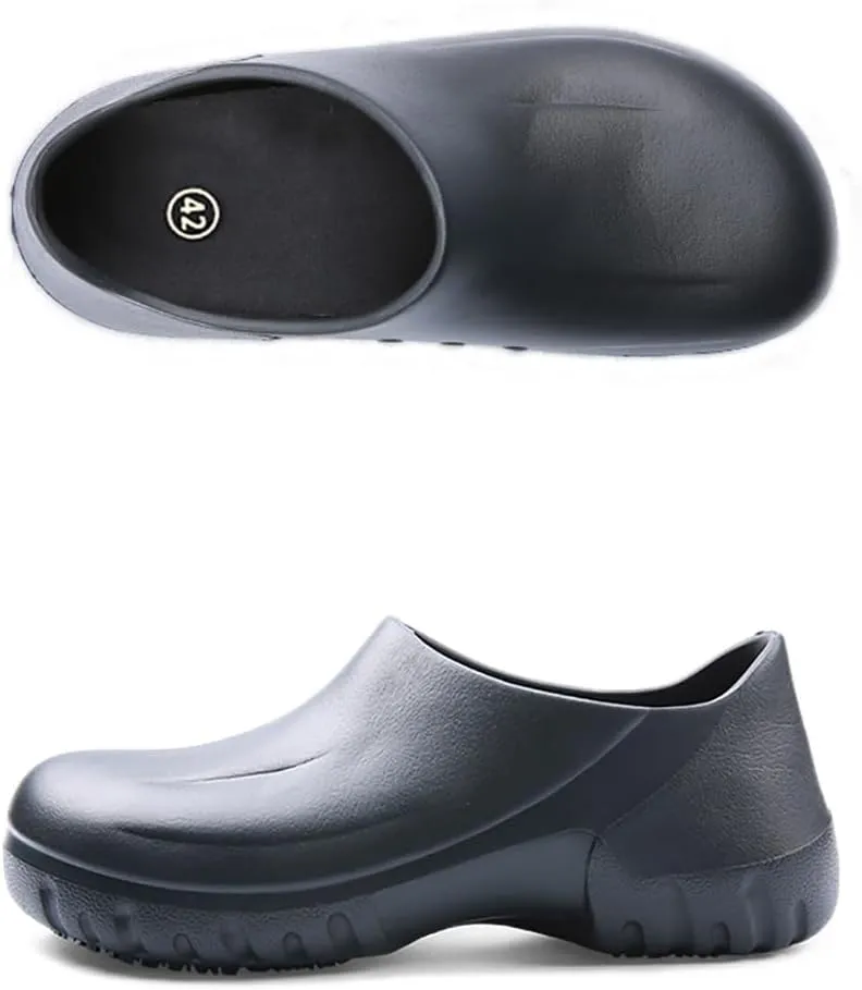 Chef Shoes for Men Nursing Clogs Mens Non Slip Work Shoes Unisex Waterproof Oil Resistant Kitchen Work Clogs for Women Zapatos de Cocina para Hombres