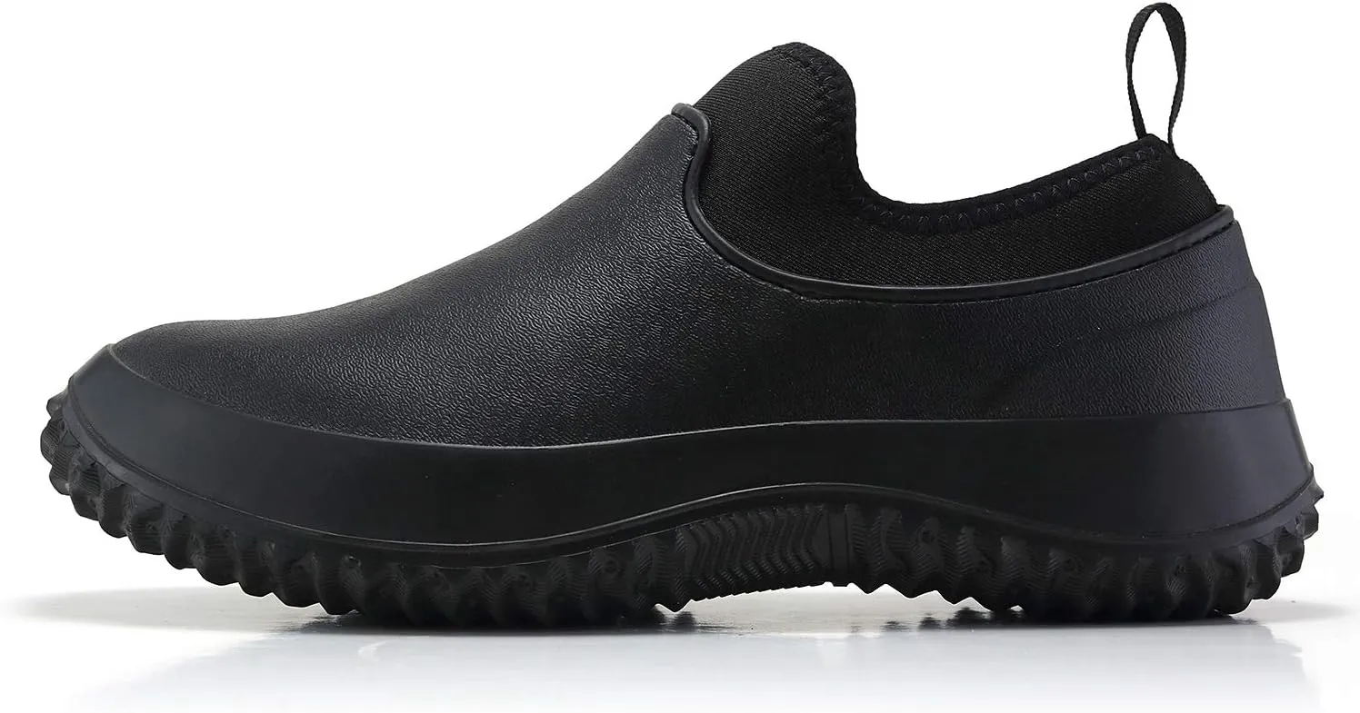 Chef Slip-Resistant Waterproof Work Shoes, Black